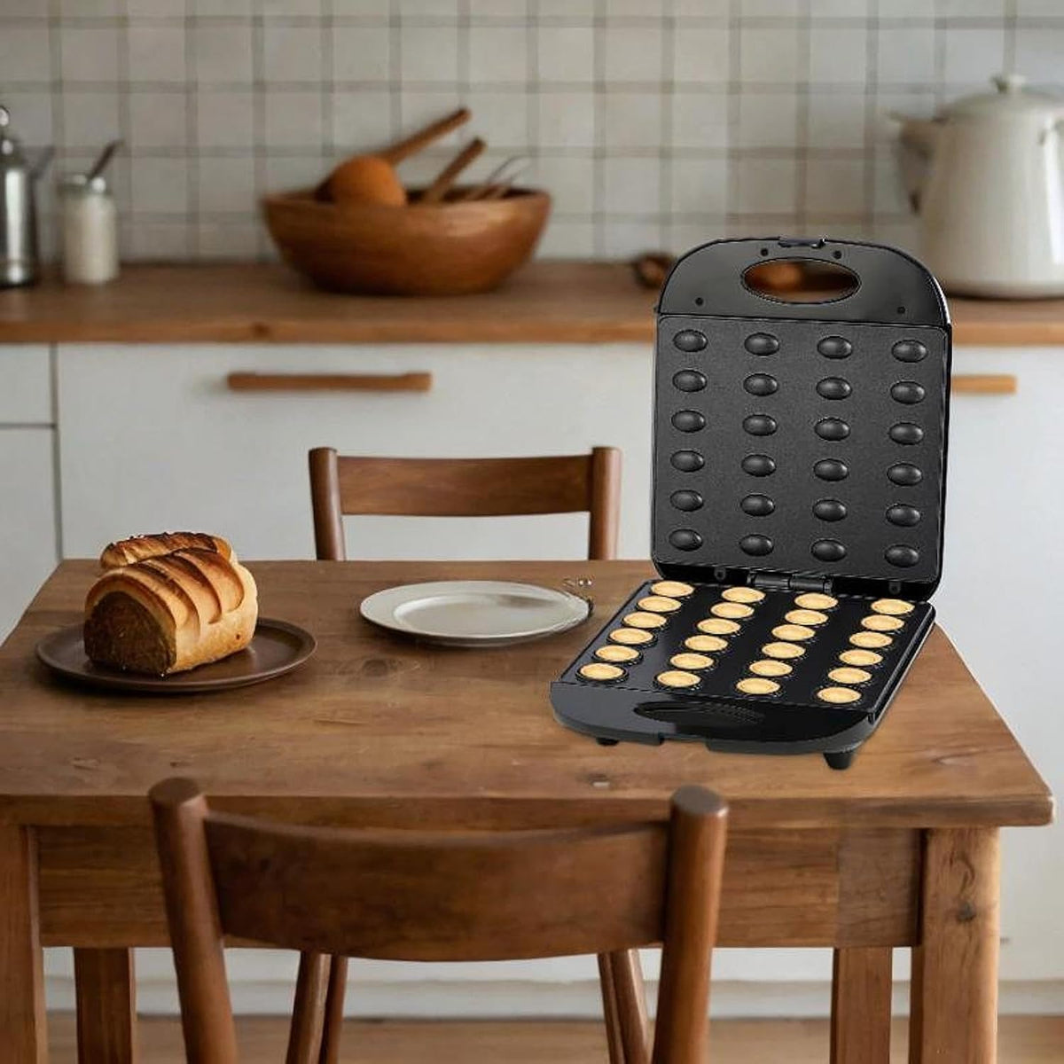 Electric Nut Biscuit Maker Machine | Non-Stick Cake Baking Appliance