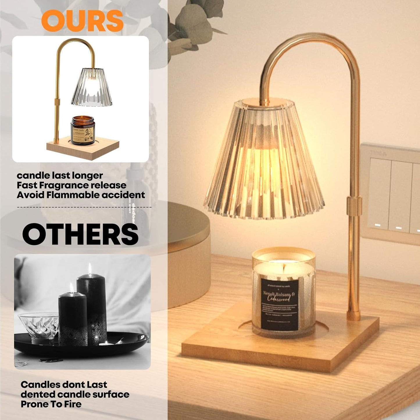 Purilite Select Candle Warmer Table Lamp