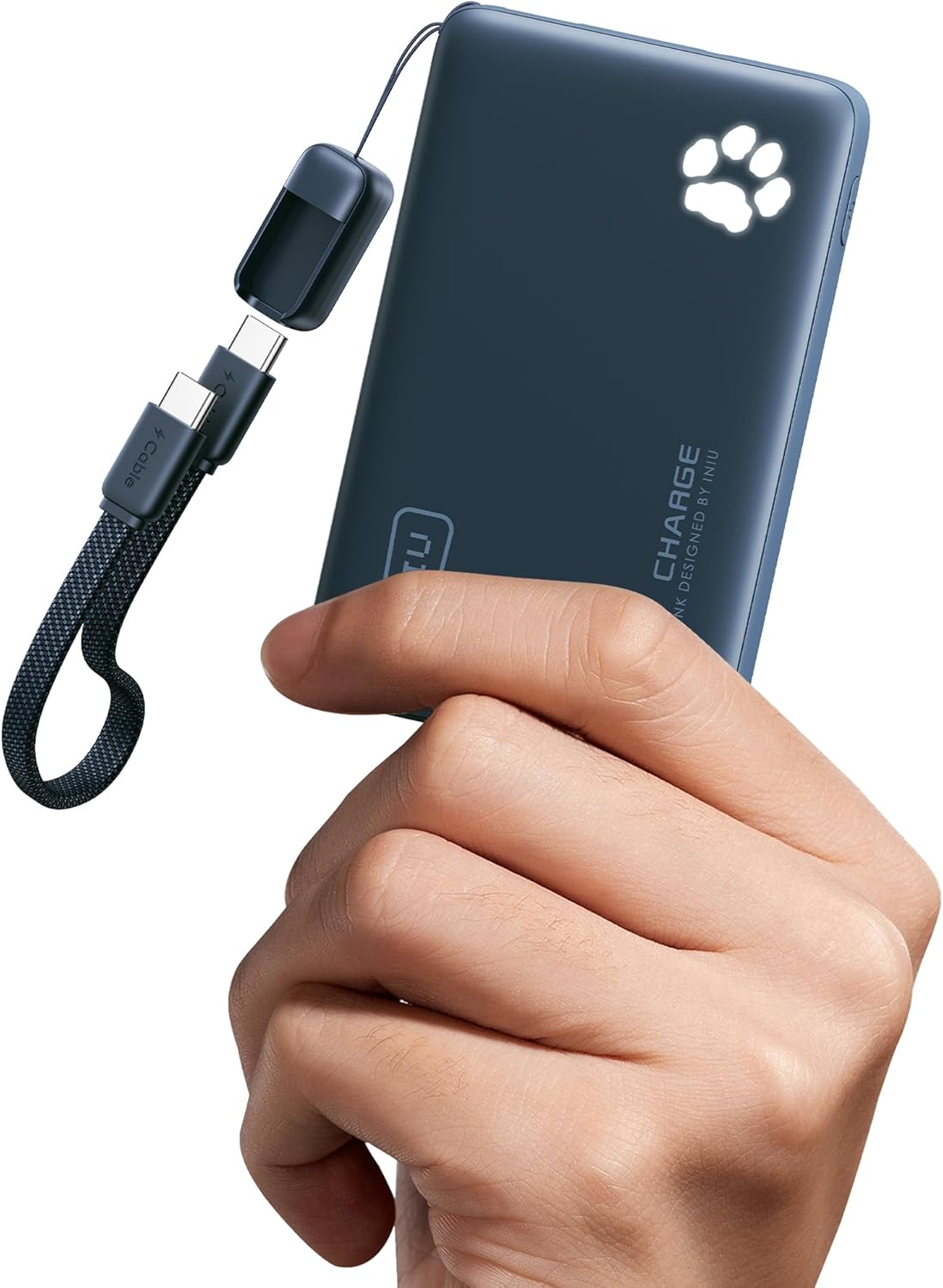 Ultra Slim 45W Fast Charging Power Bank | 10000mAh Portable Charger | USB-C Input Output Battery Pack | Mini Travel Power Bank | Pocket-Size External Battery for Phone and Tablet - PuriLite
