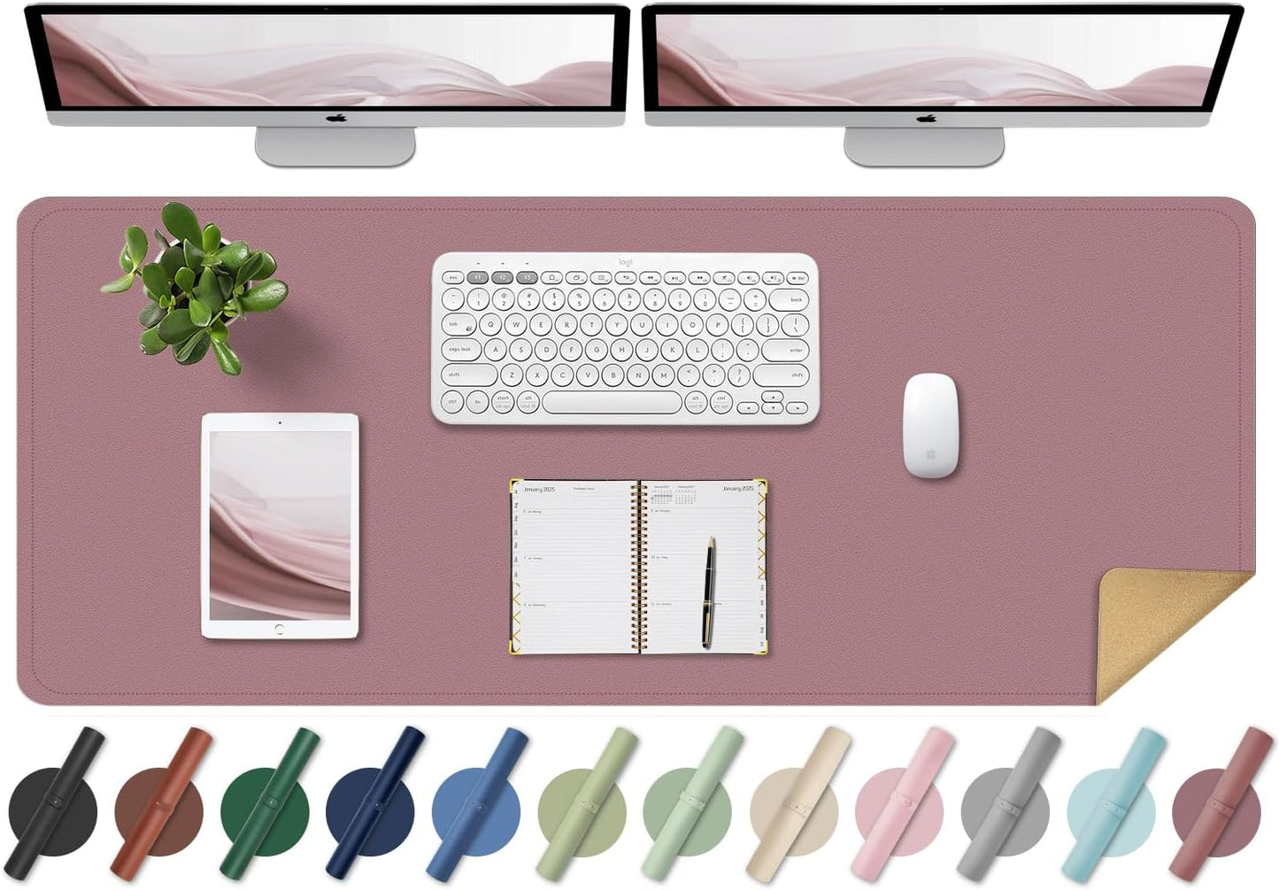 Purilite Select Dual-Sided Desk Pad