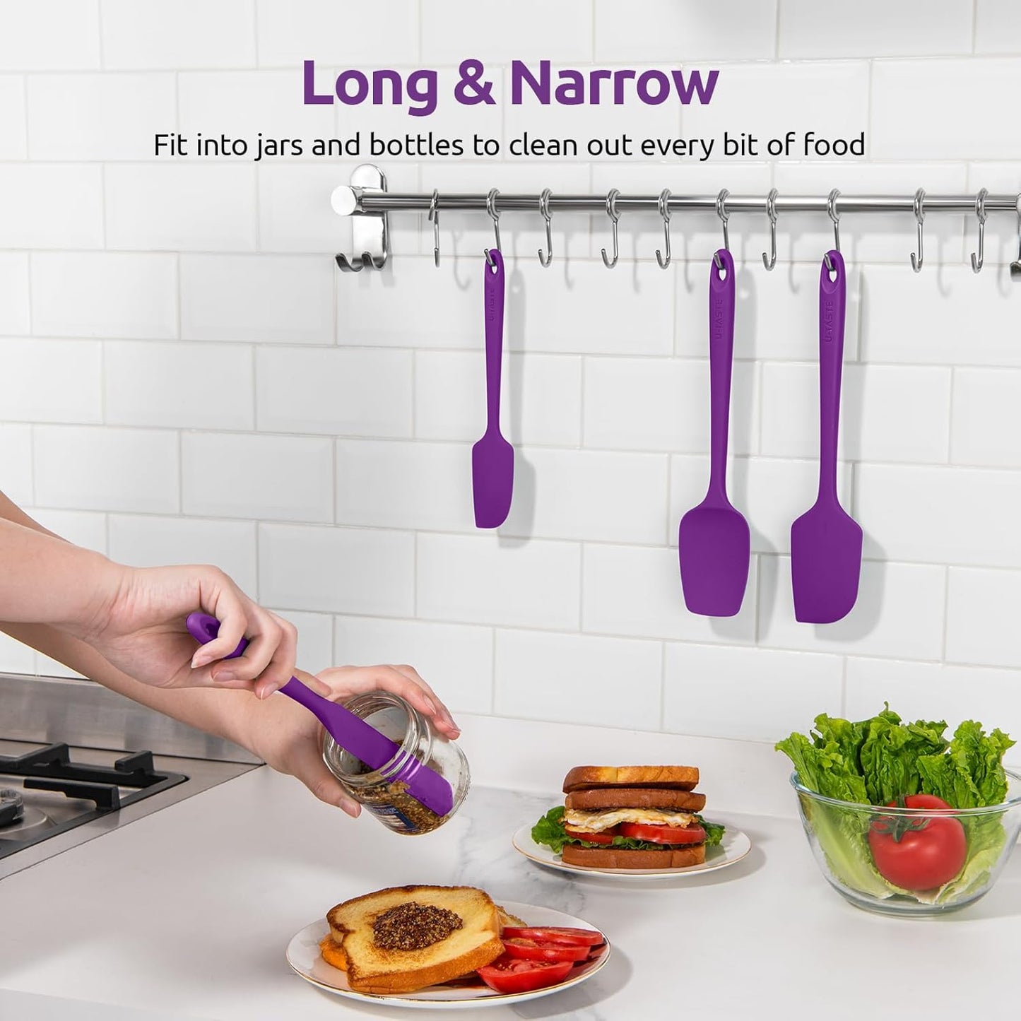 Purilite Select Midnight Blue Silicone Spatula