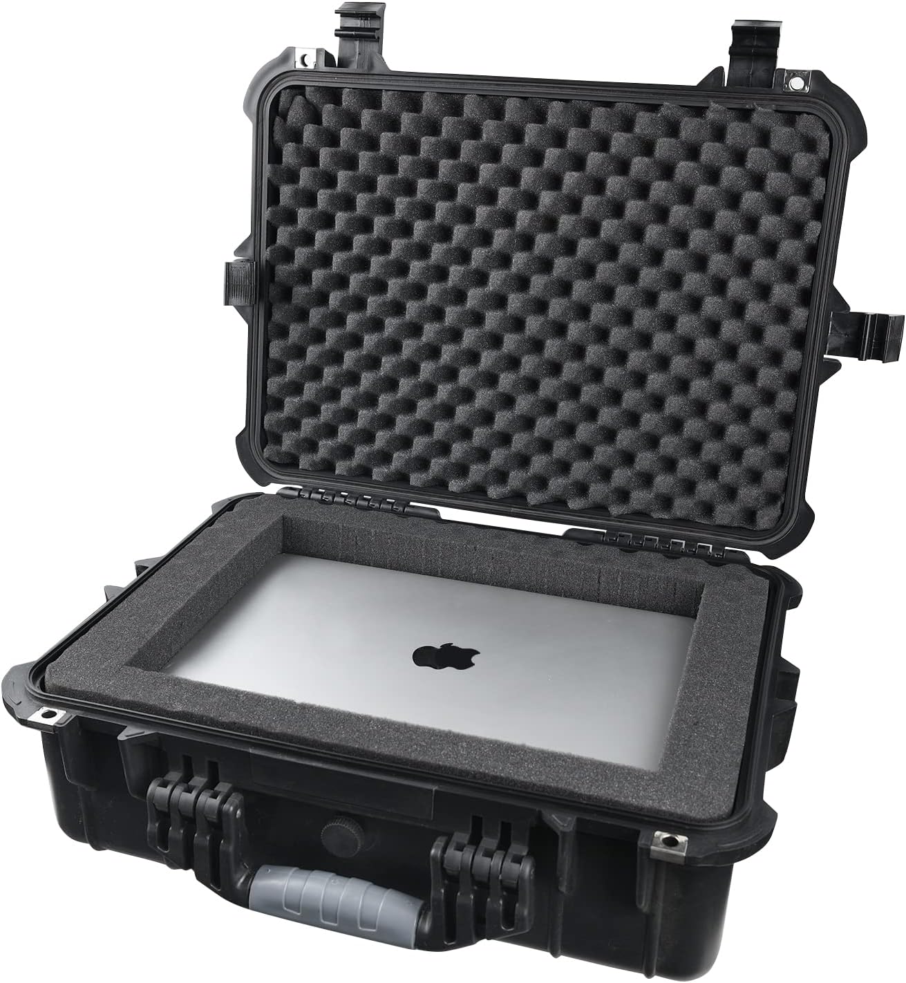 MEIJIA All Weather Portable Waterproof Hard Case,Camera Case with Customizable Fit Foam, Perfectly Protection of Camera, Drones,Pistols,Lens,Equipments,18.5 x14.06x6.93inches