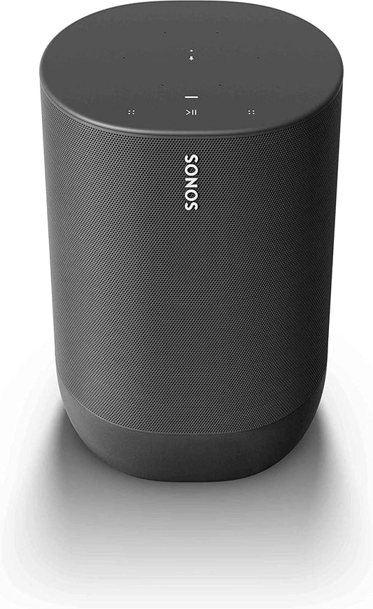 Sonos Move - Battery-Powered Smart Speaker Wi-Fi and Bluetooth with Alexa Built-in - Black
