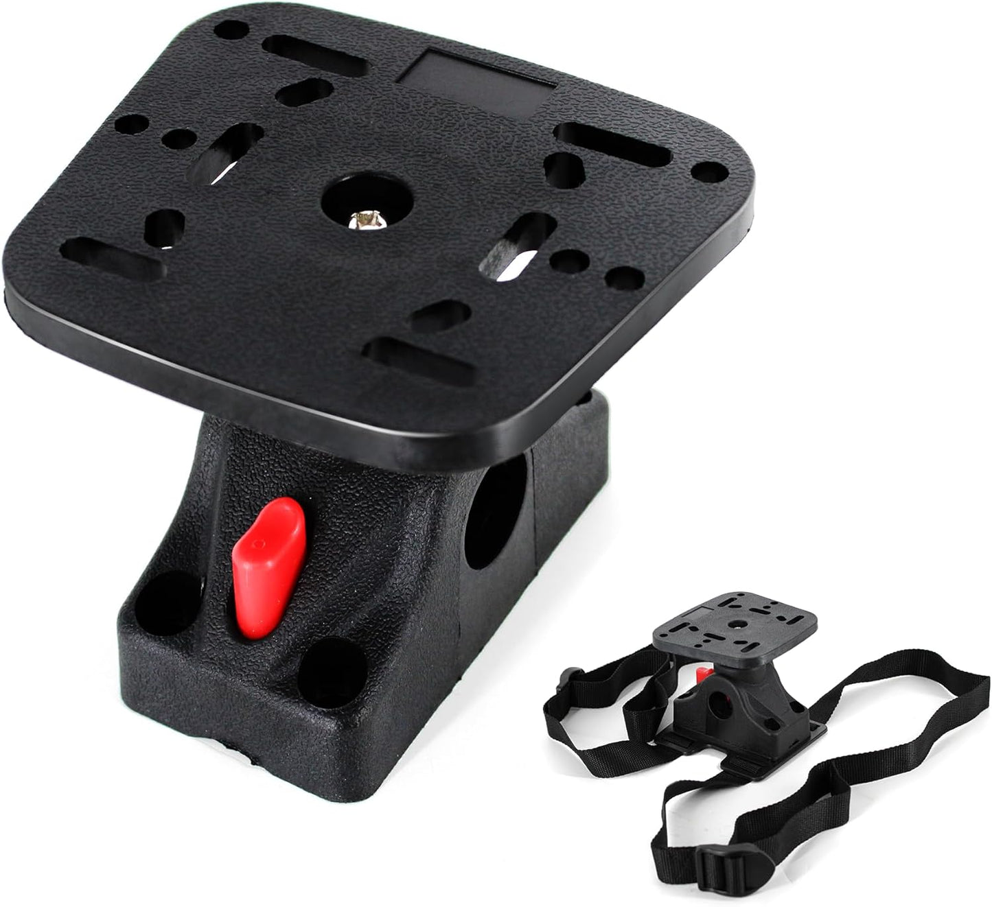 Xproutdoor Fish Finder Mounts for Boat, 360° Adjustable Fish Finder Mounting Brackets, Depth Finders Mount, Universal Marine Electronics Mounting Plate for Boat, Canoe, Kayak