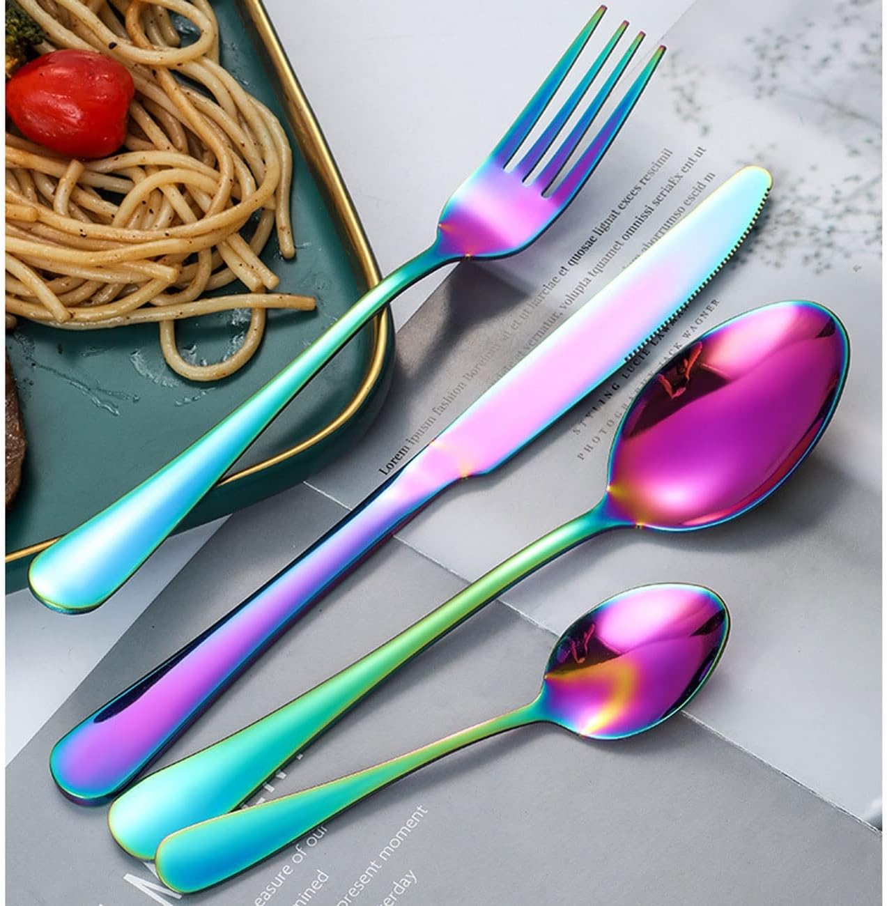 Purilite Select 24-Piece Silverware Set – Mirror Polished