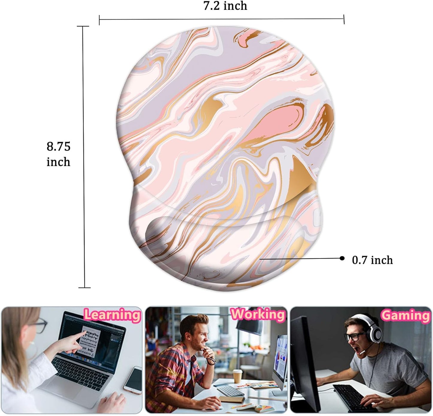 Purilite Select Ergonomic Mouse Pad