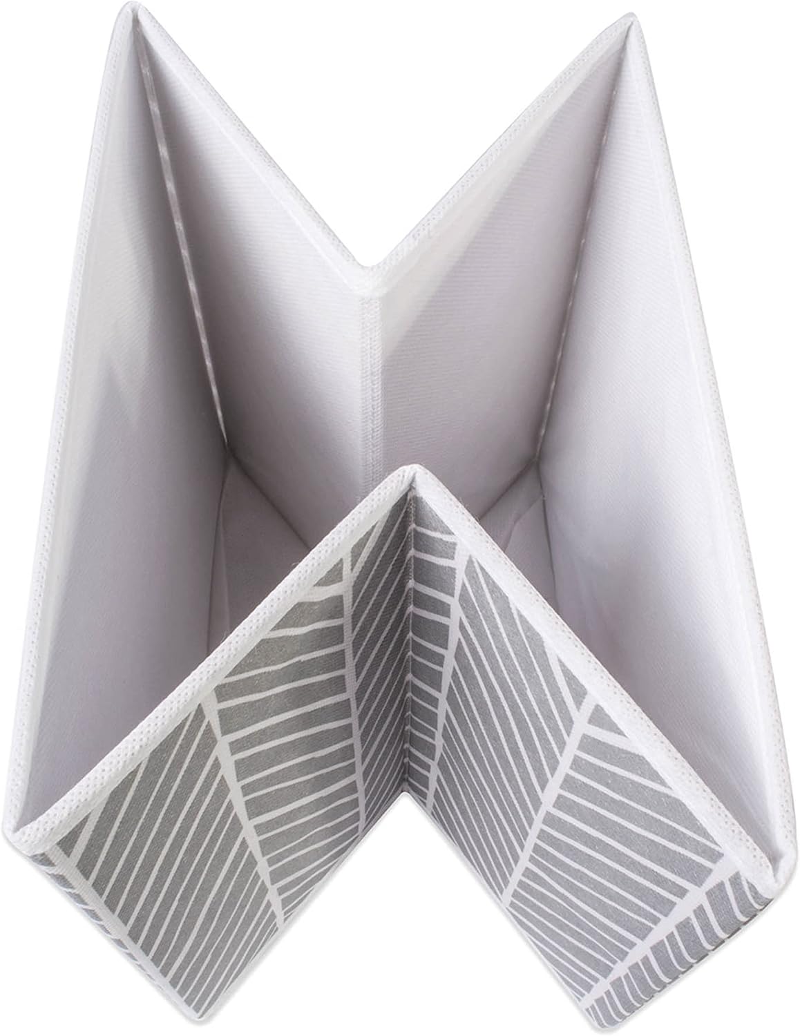 DII Foldable Fabric Storage Containers for Nurseries, Offices, Closets, Home Decor, Cube Organizers & Everyday Storage Needs, (Large - 11 x 11 x 11) Scroll Nautical Blue - Set of 2