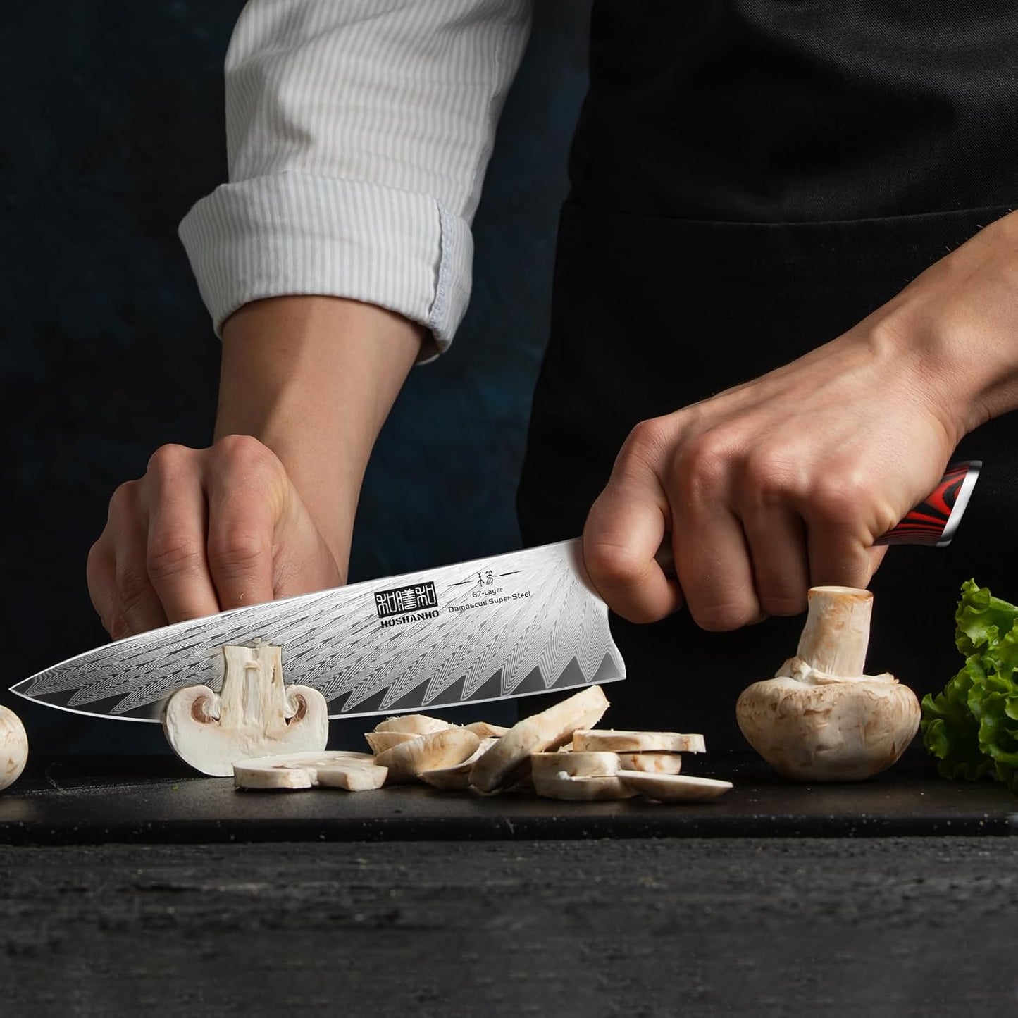HOSHANHO Fillet Knife 7 Inch, Damascus Steel Boning Knife, Professional Fish Fillet Knife for Meat Chicken Cutting, Meat Knife with G10 Ergonomic Handle