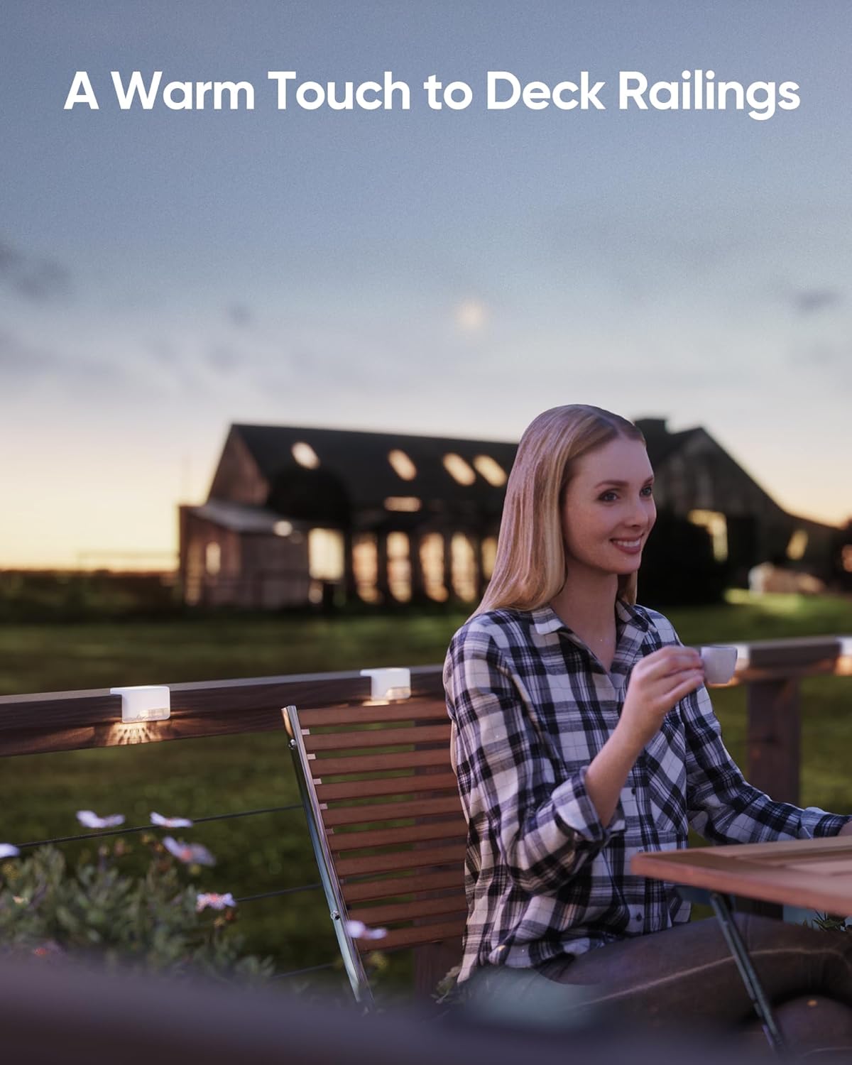 Solar Deck Lights 16 Pack Solar Fence Light Solar Powered Outdoor Step Light IP65 Waterproof LED Solar Pathway Light for Deck Fence Railing Garden Patio StairYard, Black