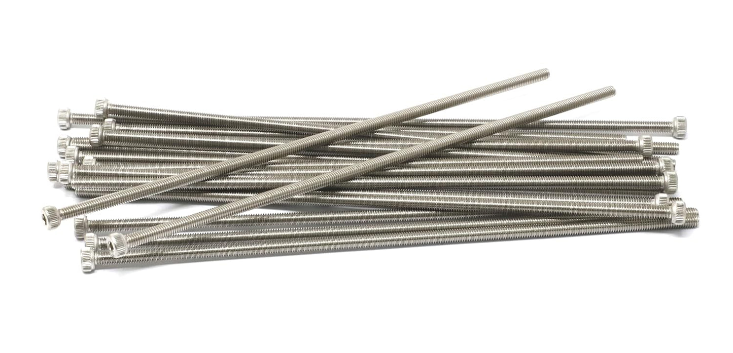 iexcell 25 Pcs M6 x 20mm Thread Pitch 1 mm Stainless Steel 304 Hex Socket Head Cap Screws Bolts Kit