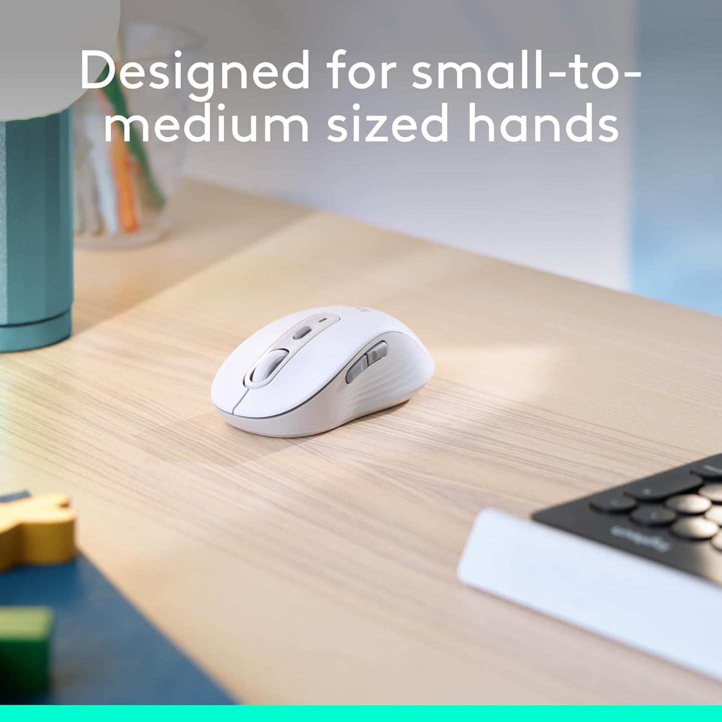 Logitech Signature M650 L Full Size Wireless Mouse - For Large Sized Hands, 2-Year Battery, Silent Clicks, Customizable Side Buttons, Bluetooth, for PC/Mac/Multi-Device/Chromebook - Black