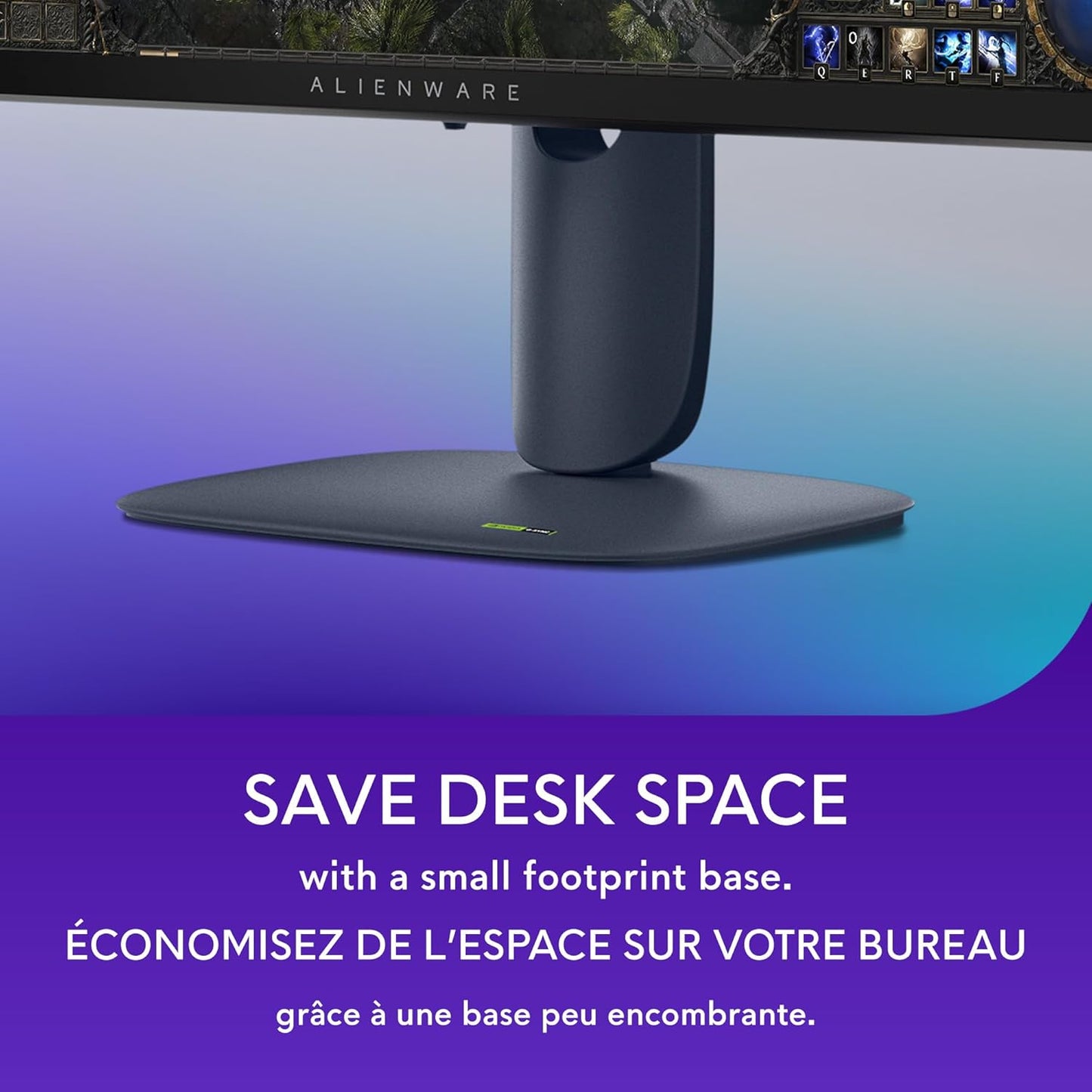 Alienware 25 Gaming Monitor AW2523HF 24.5" IPS LED Full HD (1920 × 1080) 360Hz Display - AMD FreeSync - VESA - Monitor (USB, HDMI) Height/Tilt/Swivel/Pivot Adjustability - Dark Side of The Moon