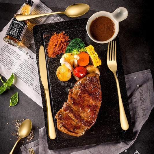 Purilite Select 24-Piece Gold Silverware Set