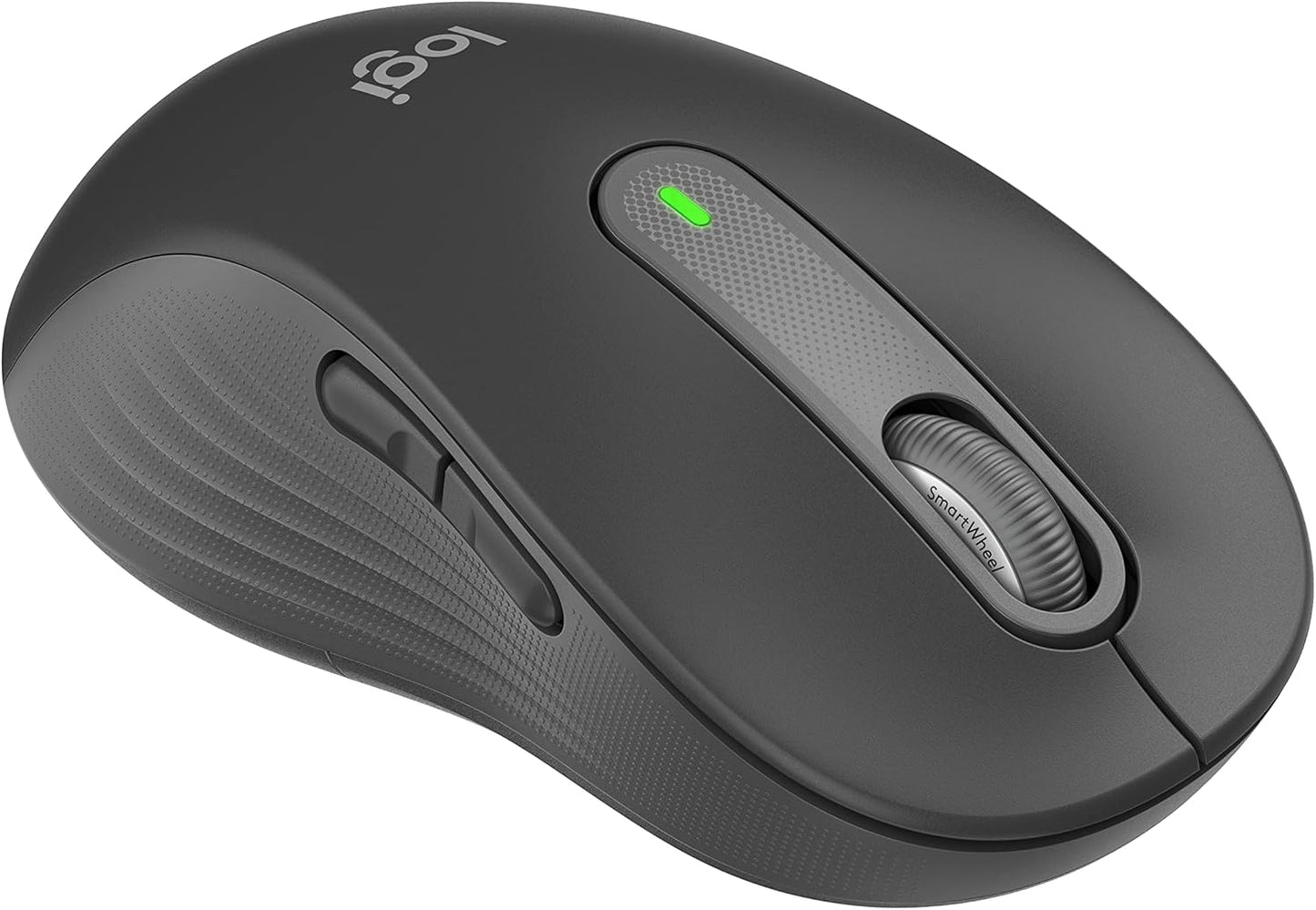 Logitech Signature M650 L Full Size Wireless Mouse - For Large Sized Hands, 2-Year Battery, Silent Clicks, Customizable Side Buttons, Bluetooth, for PC/Mac/Multi-Device/Chromebook - Black