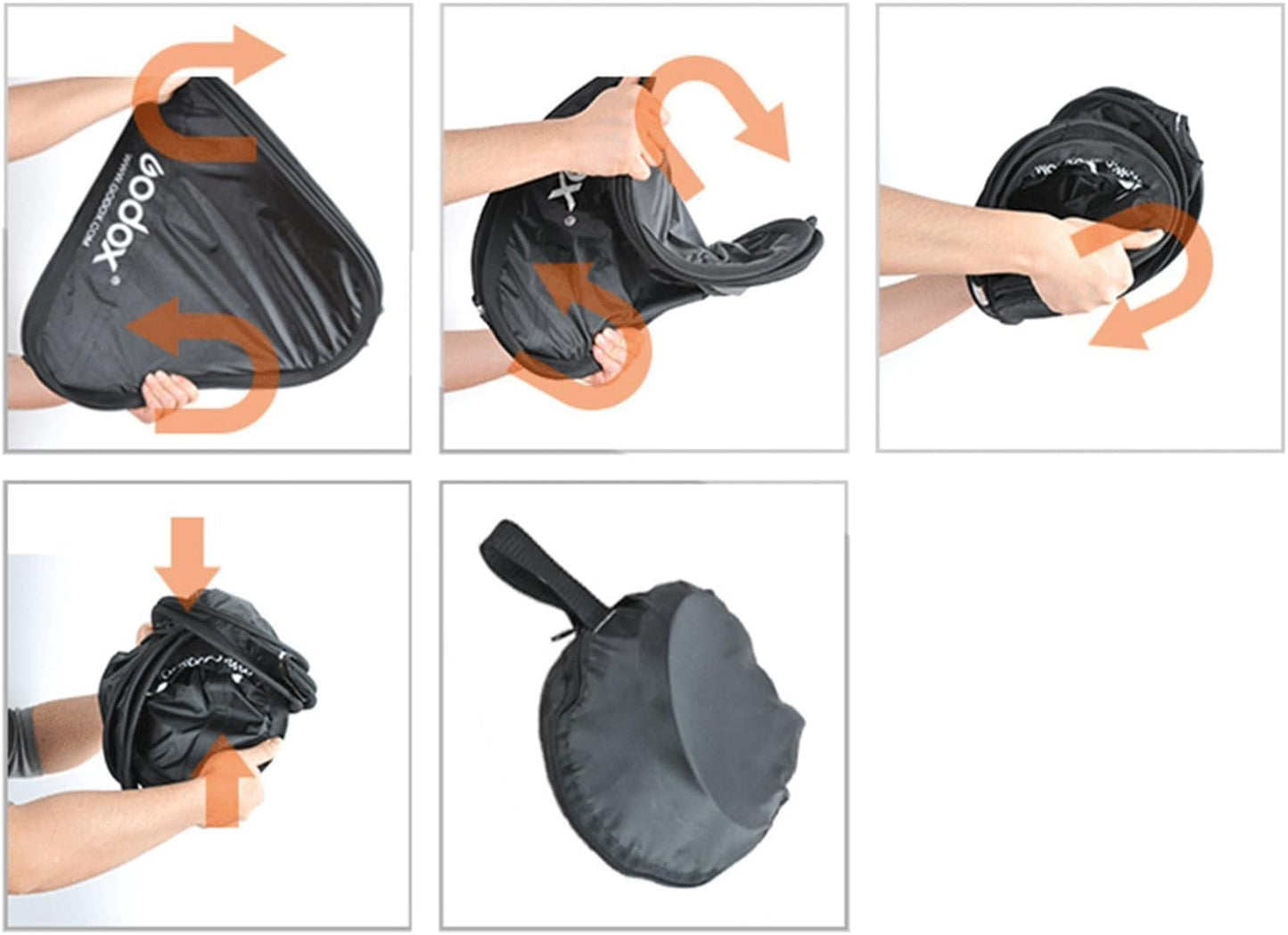 Godox 40cm x 40cm Softbox Bag Kit for Studio Photogrpahy Camera Flash Fits Bowens Elinchrom Mount (15.7" x 15.7")