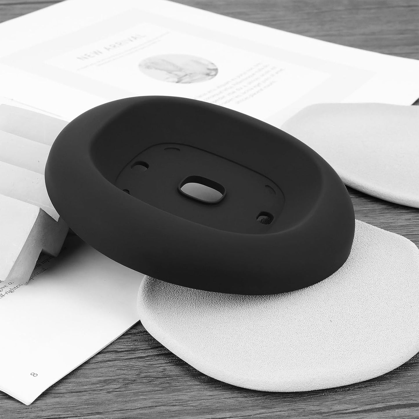 LT Easiyl Wall Plate Soft Silicone Wall Bracket Compatible with Ecobee3 Lite Compatible with Ecobee3 Smart Thermostat for Wall Plate Trim Wall Coverage
