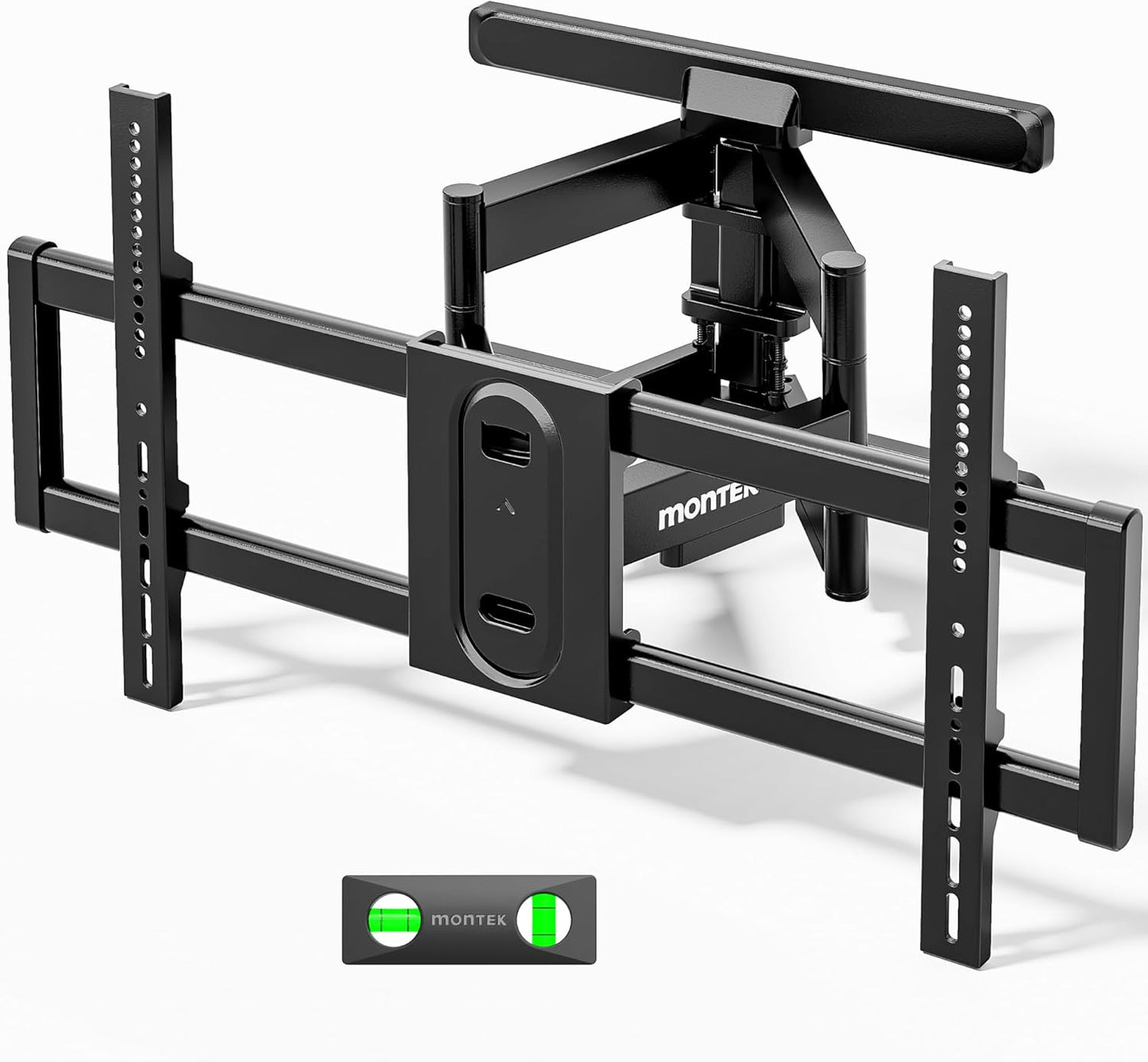 monTEK Long Arm TV Wall Mount for Most 43-90 Inch TVs, 42.5 Inch Long Extension TV Mount Swivel and Tilt, Full Motion Wall Mount TV Bracket Fit Max VESA 800 x 400mm, Up to 132 lbs, 16”,18” Studs