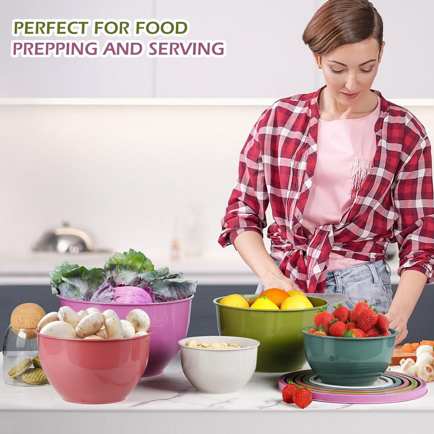 Purilite Select Plastic Mixing Bowl Set