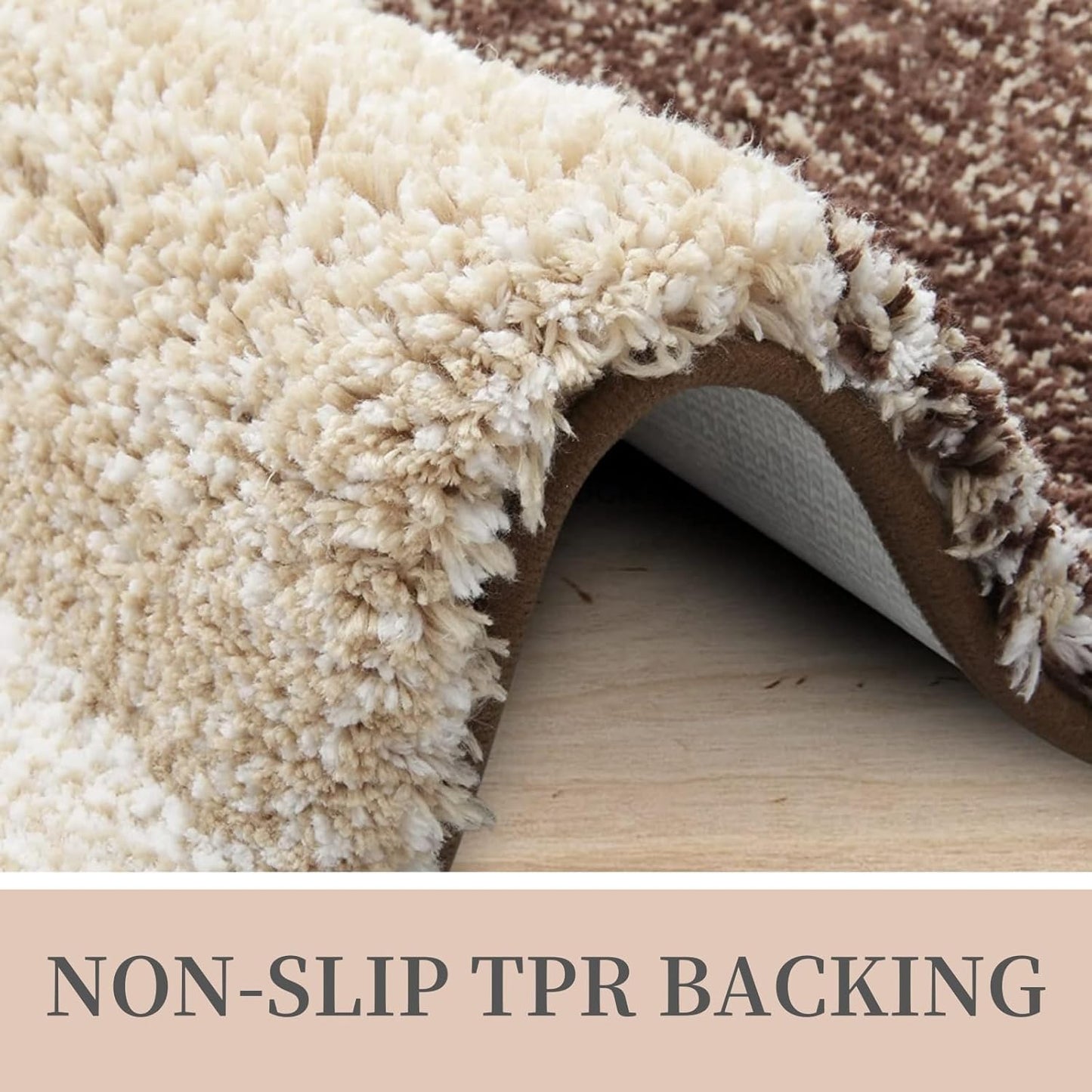 OLANLY Luxury Microfiber Bath Mat, Extra Soft and Absorbent Bathroom Mat, Non-Slip Plush Shaggy Bathroom Rug, Machine Wash Dry, Bath Rugs for Bathroom Floor, Tub and Shower, 16x24, Grey