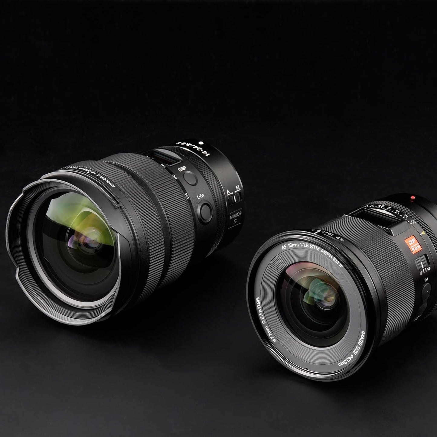 VILTROX AF 16mm f/1.8 Full Frame Lens for Nikon Z, Autofocus Lens with Built-in LCD Screen Compatible with Nikon Z Mount Cameras Zfc Z50 Z5 Z6 Z7 Z8 Z9 Z7 Mark II