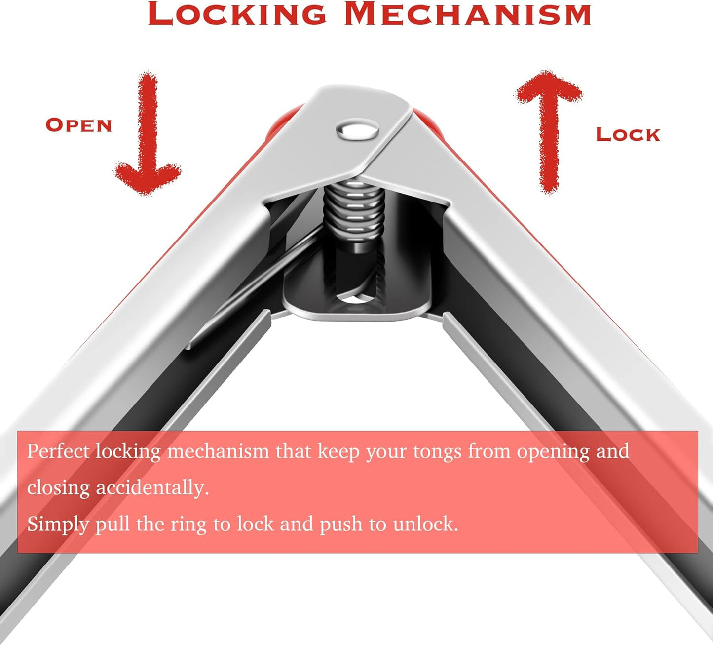 Purilite Select Silicone & Stainless Steel Kitchen Tongs
