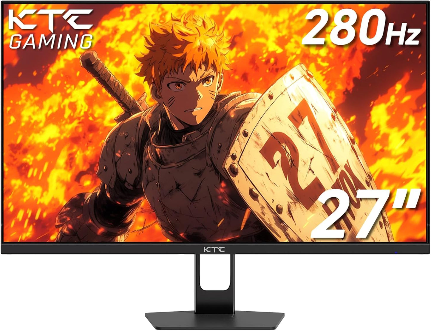 KTC 32 Inch 2K Computer Monitor, IPS 1440p Monitor with Ultra-Thin Bezels, HDR10, Freesync/G-sync, HDMI/DP Ports, Tilt Adjustable, Eyecare, Ideal for Business, Office, and Casual Gaming