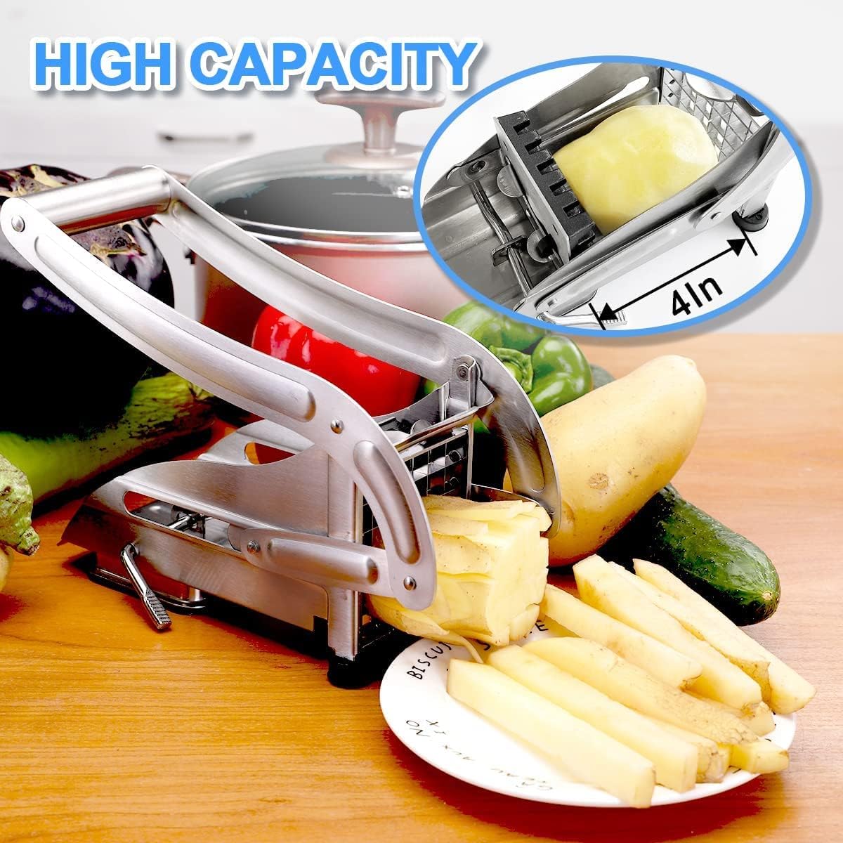 Purilite Select Stainless Steel French Fry Cutter