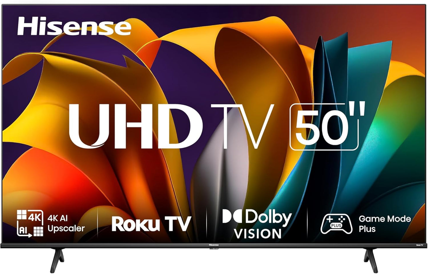 Hisense 58R63N-58 inch 4K UHD HDR LED Roku Smart TV-2024