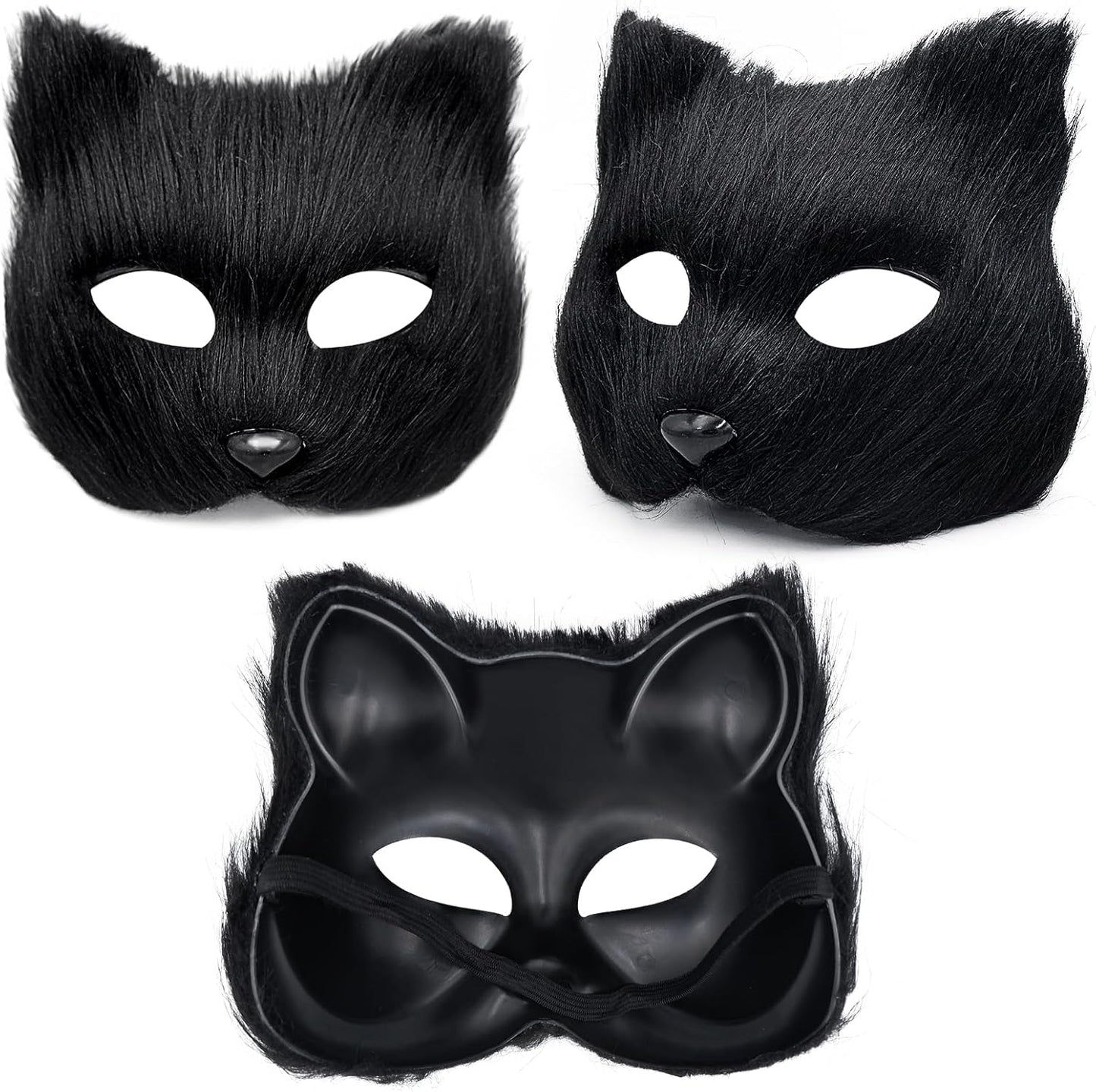 Therian Mask and Tail Set Furry Fox Mask Therian Fox Tail Halloween Set - PuriLite