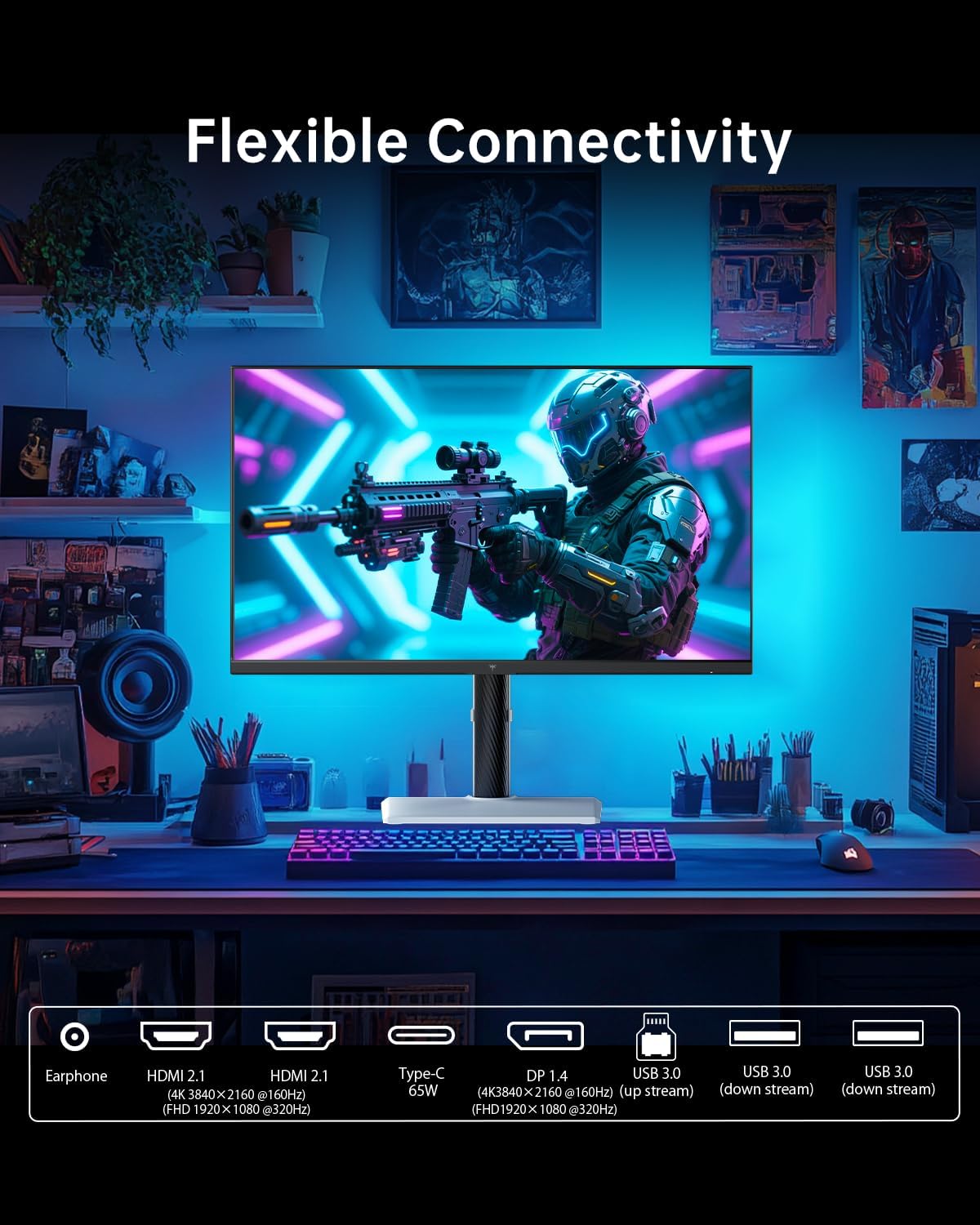 KTC 32 Inch 2K Computer Monitor, IPS 1440p Monitor with Ultra-Thin Bezels, HDR10, Freesync/G-sync, HDMI/DP Ports, Tilt Adjustable, Eyecare, Ideal for Business, Office, and Casual Gaming