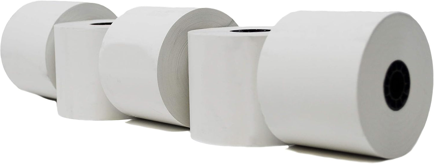 (50 Rolls) 2 1/4 x 50 Thermal Paper Receipt Rolls 2.25 x 50 ft POS Cash Register fits All Credit Card Terminals