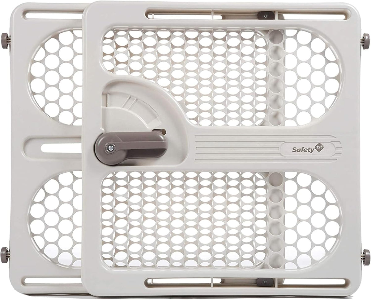 Pressure Mount Safety Gate for Doorways | Adjustable 28–40 Inch Width, 27 Inch Height, White