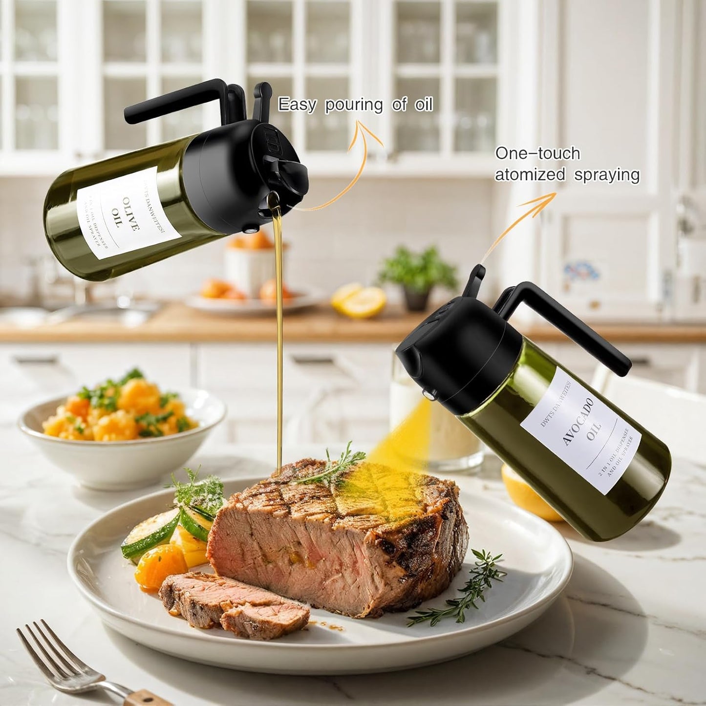 Purilite Select 2-in-1 Glass Oil Dispenser