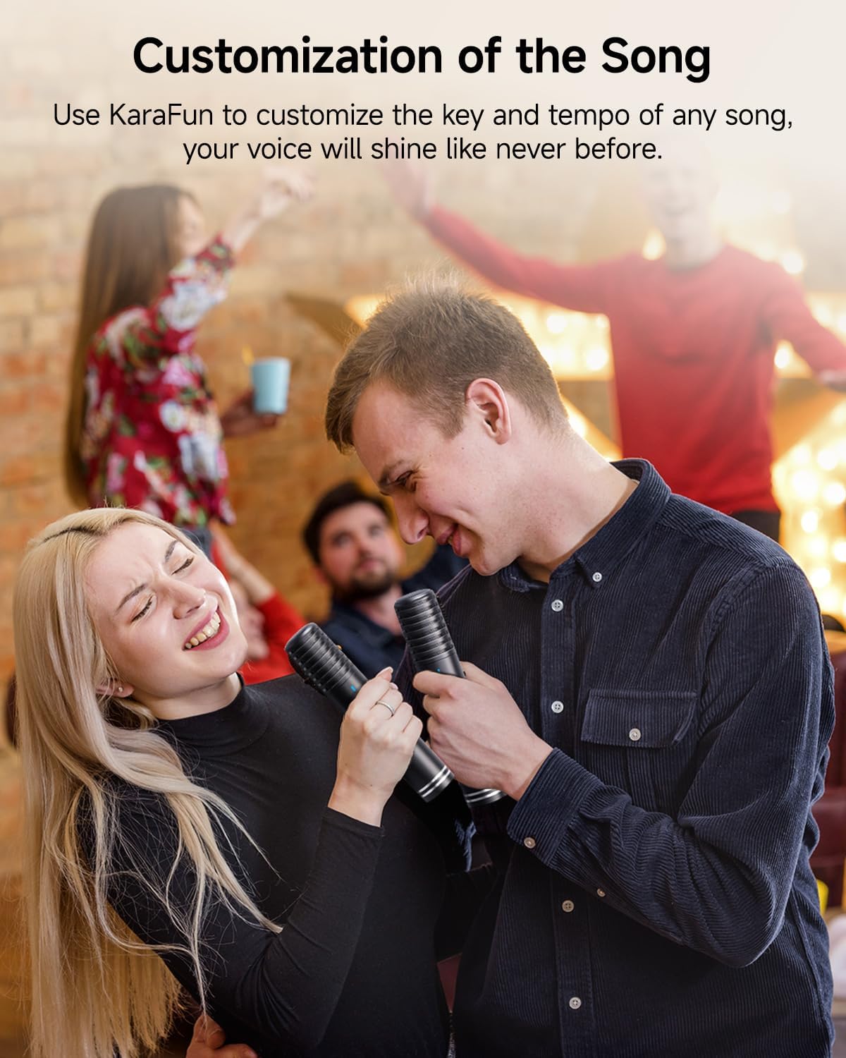 Karaoke Machine for Adults & Kids with Screen Lyrics Display, 2 Wireless Microphones Auto-Charging, Portable Bluetooth Speaker PA System WiFi/HDMI, Home Outdoor Party Speaker (Shell Series) (Shell S2)