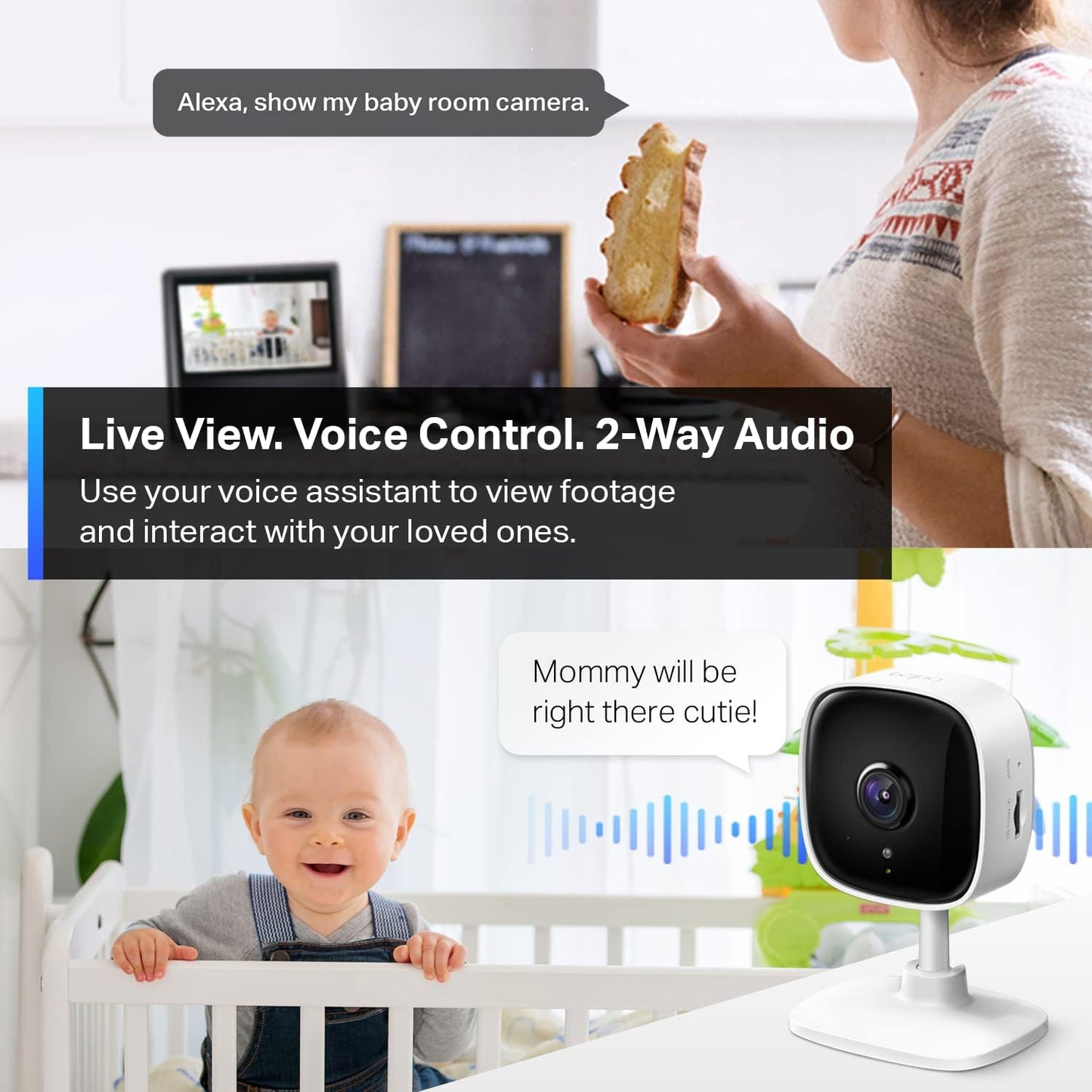 TP-Link Tapo SolarCam 2K, Outdoor Battery Camera w/Solar Panel Base, Wireless Camera, 2K QHD, 150° Super-Wide FOV, Free Person/Vehicle/Pet Detection, SD/Cloud Storage, Starlight Color Night Vision