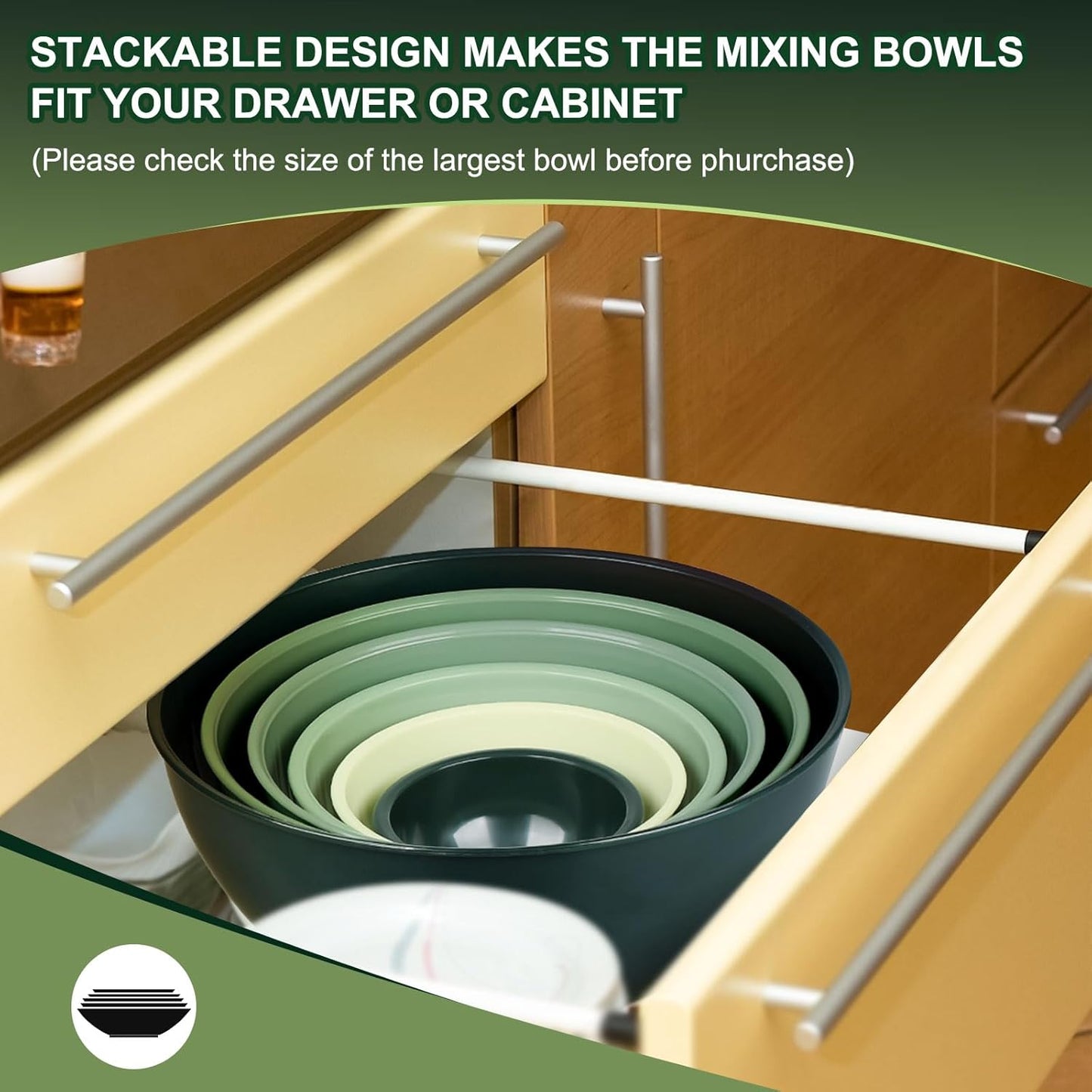 Purilite Select Plastic Mixing Bowl Set