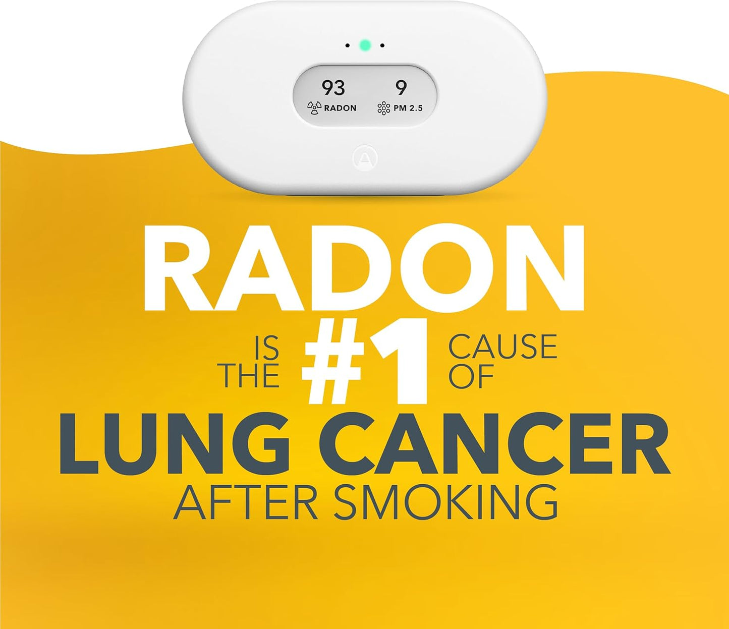 Airthings 2960 View Plus - Radon & Air Quality Monitor (PM, CO2, VOC, Humidity, Temp, Pressure)