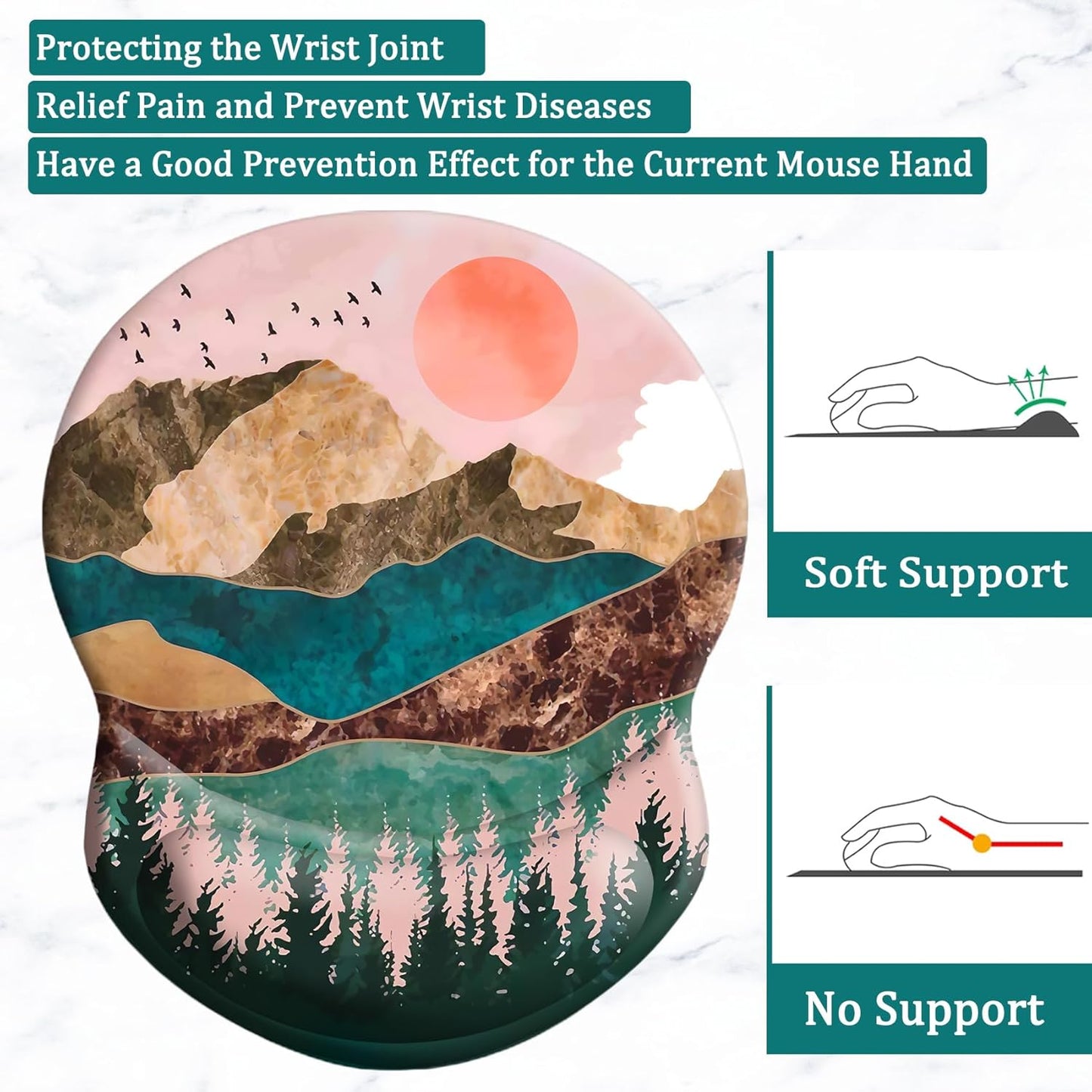 Purilite Select Ergonomic Mouse Pad