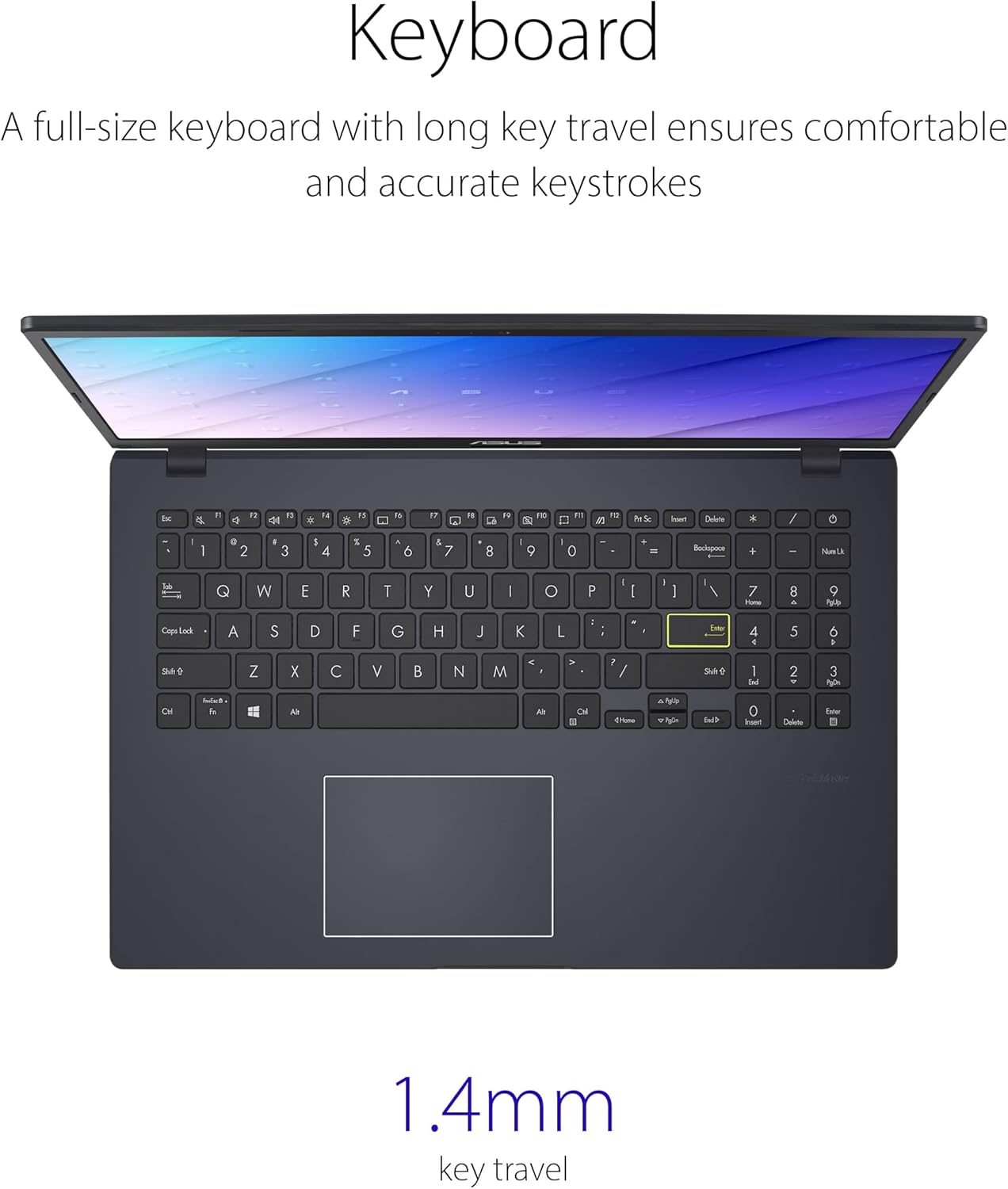ASUS Vivobook Go 15 L510 Thin & Light Laptop, 15.6” HD Display, Intel® Pentium® Silver N6000, 4GB RAM, 128GB eMMC, Windows 11 Home in S Mode, Includes 1 Year Microsoft 365, L510KA-AS02-CA