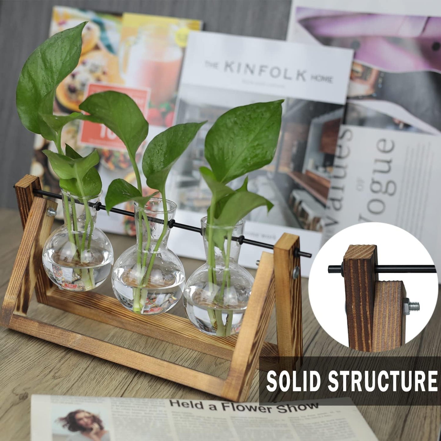 Plant Stand Indoor Gifts for Women Birthday Gifts for Women Her from Daughter Mom Sister Best Friend Wife Anniversary Teacher Auntie Female Presents Gift Flower Vases for Decor