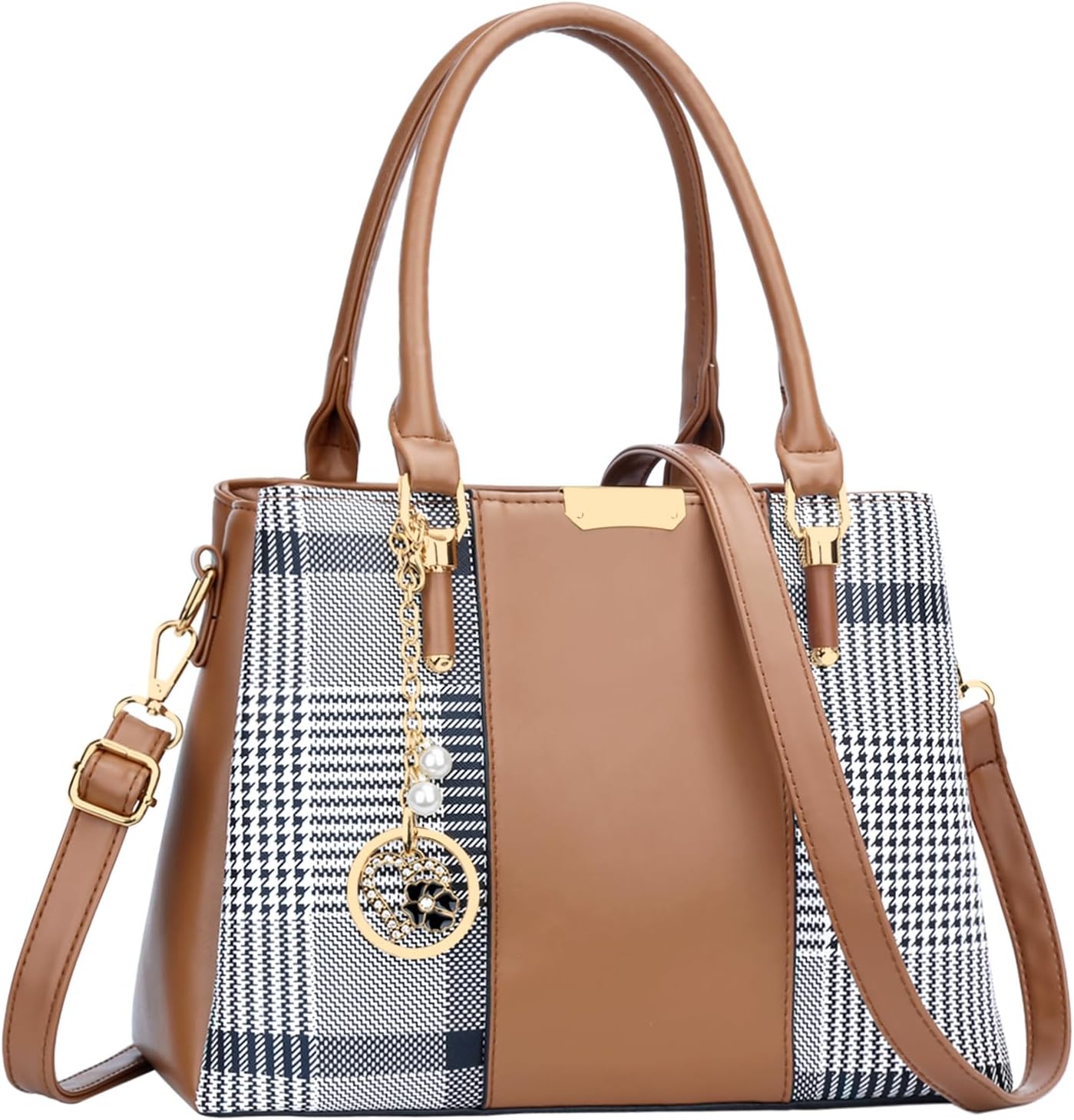 KKXIU Trendy Tote Bag for Women Lightweight Oxford Big Capacity Shoulder Purses and Handbags