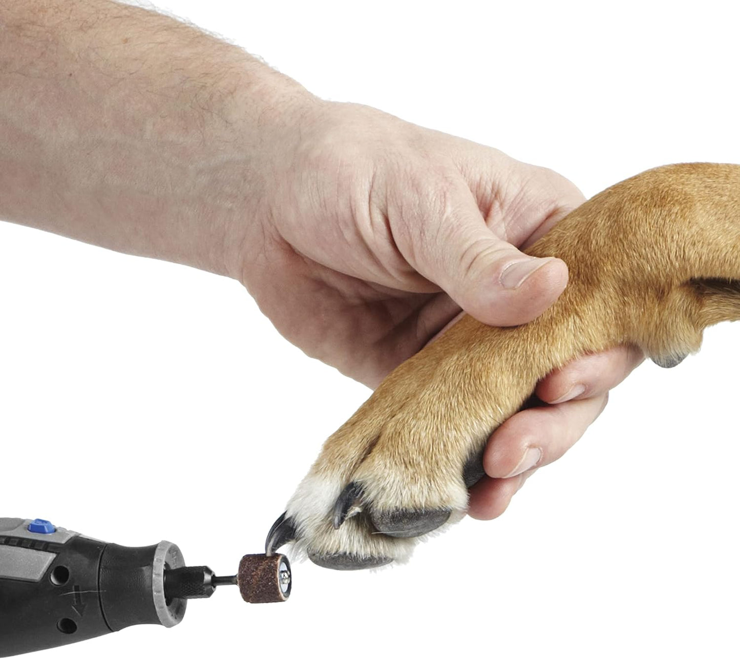 Dremel PawControl Dog Nail Grinder and Trimmer- Safe & Humane Pet Grooming Tool Kit- Cordless & Rechargeable Claw Grooming Kit for Dogs, Cats, and Small Animals 7760-PGK