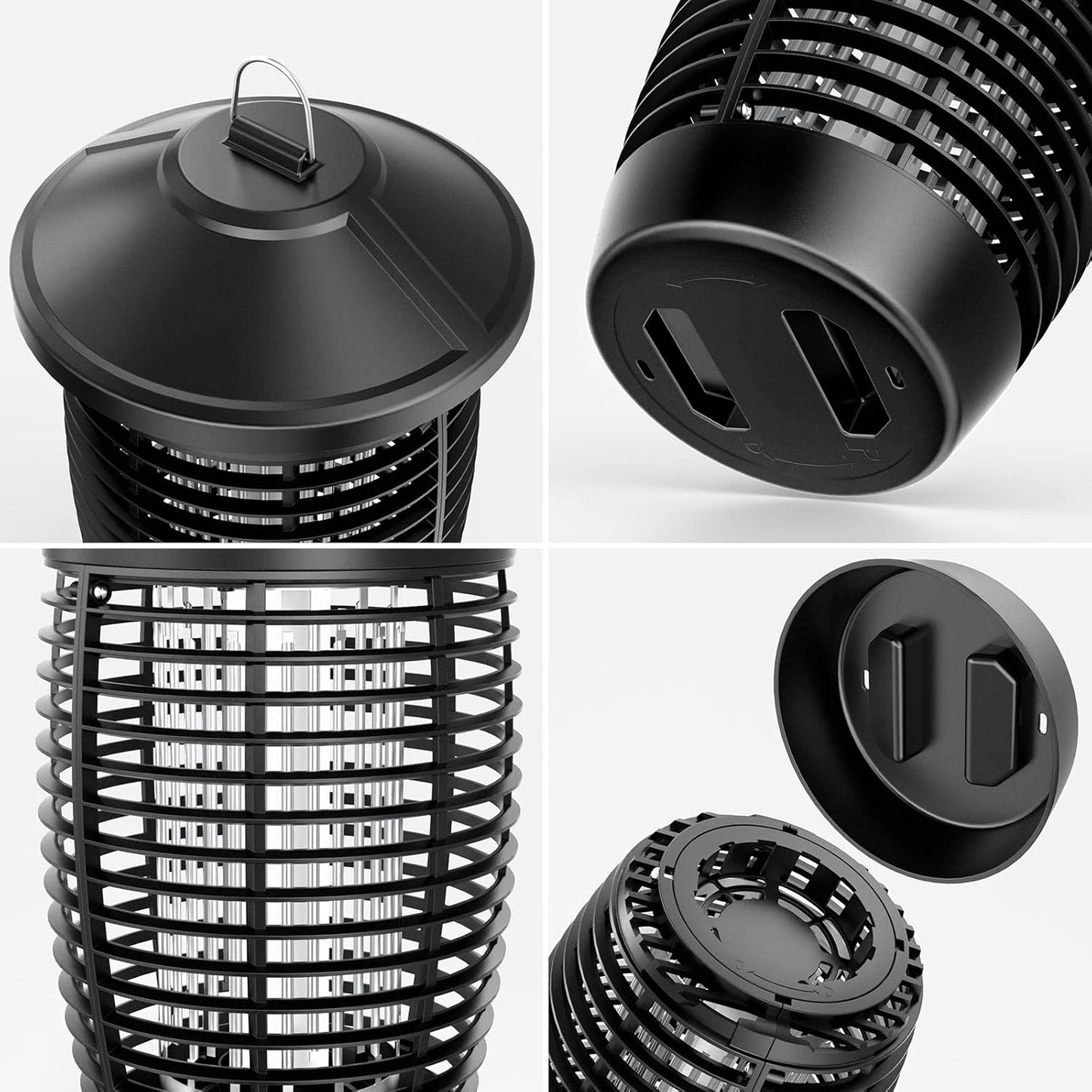PALONE Bug Zapper Lamp 4500V 20W Light Electric Shock Pest, Electronic Bug Zapper Electric Shock Pest, Plug-in Bulbs Used in Homes,Gardens, Suitable for Indoor and Outdoor Waterproof