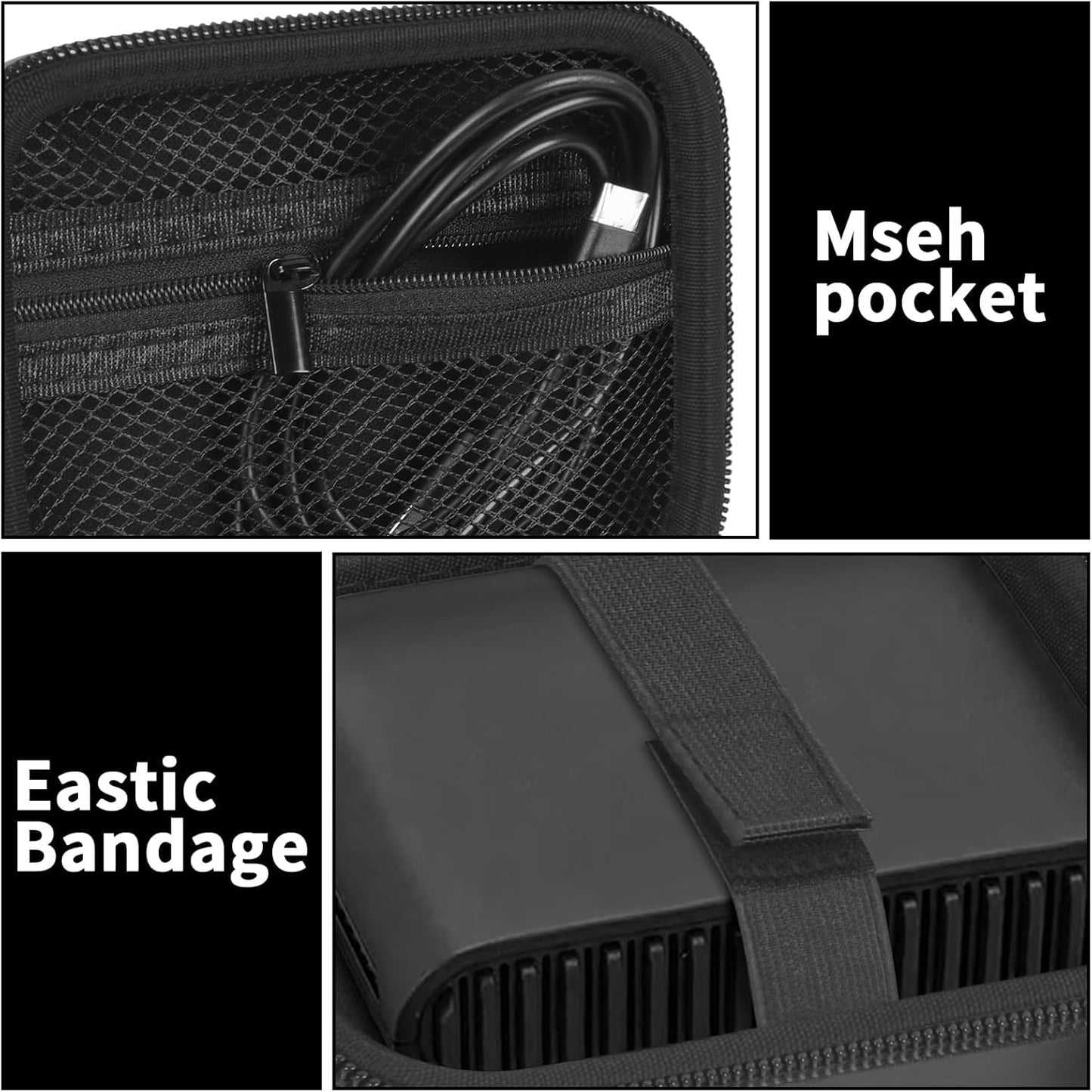 Grapsa Case Compatible with TP-Link Ultra-Portable Wi-Fi 6 AX1500 AX3000 Travel Router, Storage Holder for TL-WR1502X/ WR3002X WiFi Hotspot for Traveling, Ethernet Cable Network Adapter (Box Only)