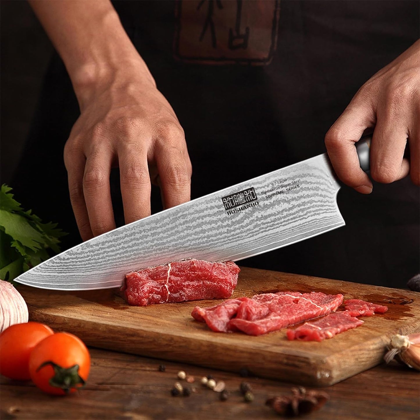 HOSHANHO Damascus Fillet Knife 7 Inch, Professional VG-10 Super Steel Boning Knife, Ultra Sharp Fish Knife with Ergonomic Handle