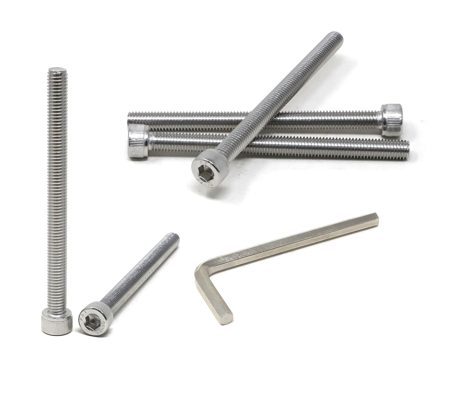 iexcell 25 Pcs M6 x 20mm Thread Pitch 1 mm Stainless Steel 304 Hex Socket Head Cap Screws Bolts Kit