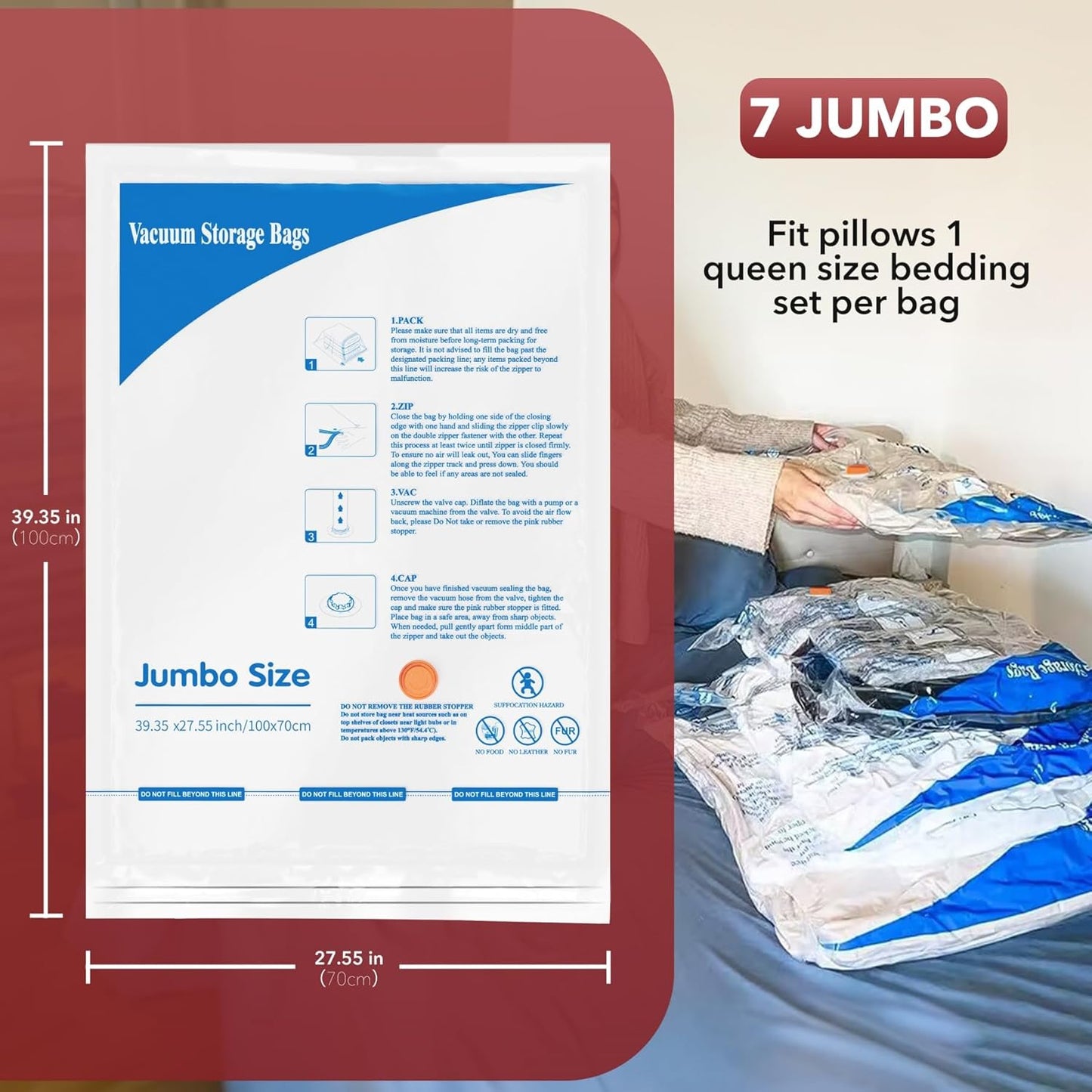 Purilite Select Jumbo Vacuum Storage Bags