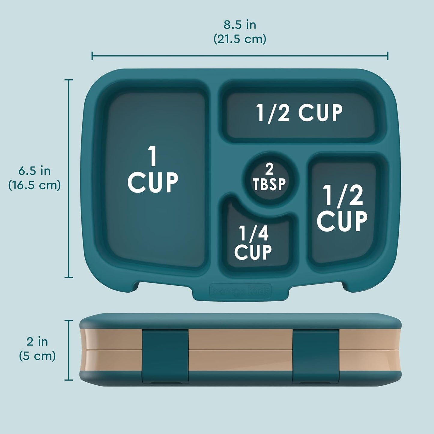 Bentgo Kids Prints Leak-Proof, 5-Compartment Bento-Style Kids Lunch Box - Ideal Portion Sizes for Ages 3 to 7 - BPA-Free, Dishwasher Safe, Food-Safe Materials - 2021 Collection (Llamas)