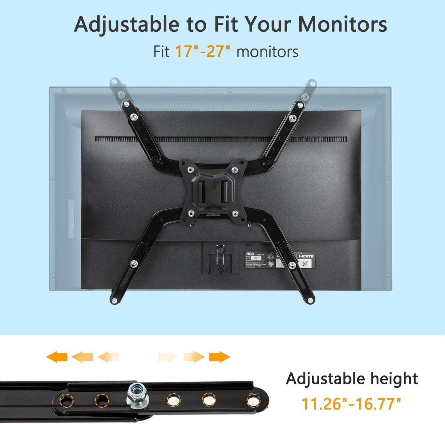 Purilite Select Universal Non-VESA Monitor Adapter Kit
