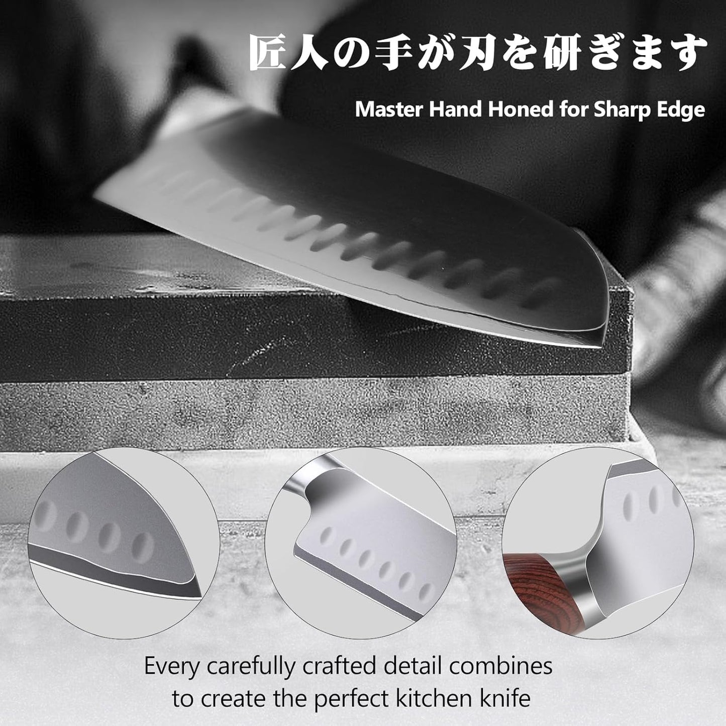 SHAN ZU Fillet Knife 7 inch, Razor Sharp Boning Knife for Meat in 10Cr15Mov Japanese High Carbon Steel Fish Knife, Professional Kitchen with Flexible Blade and Ergonomic Pakkawood Handle